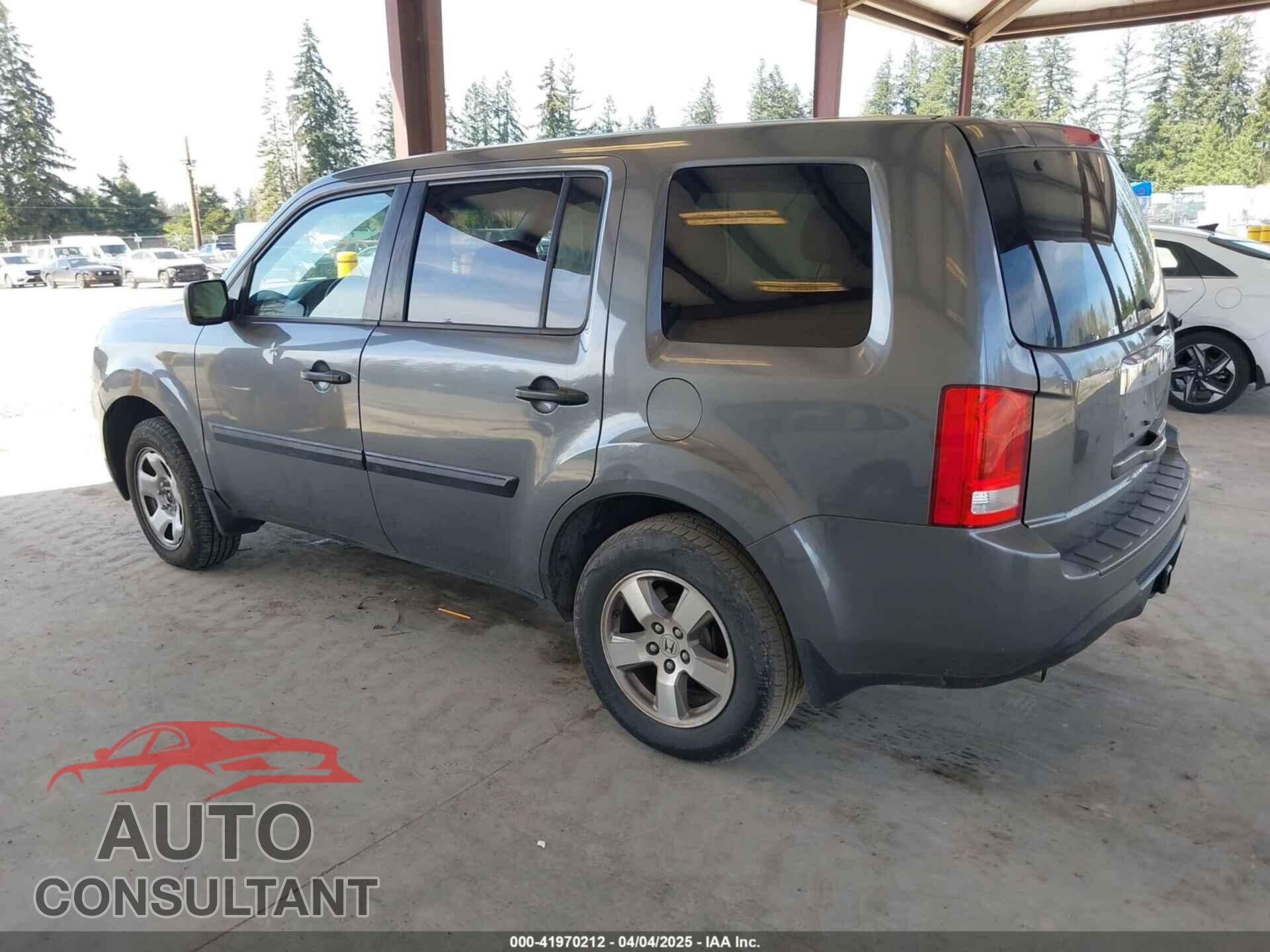 HONDA PILOT 2012 - 5FNYF3H23CB005207