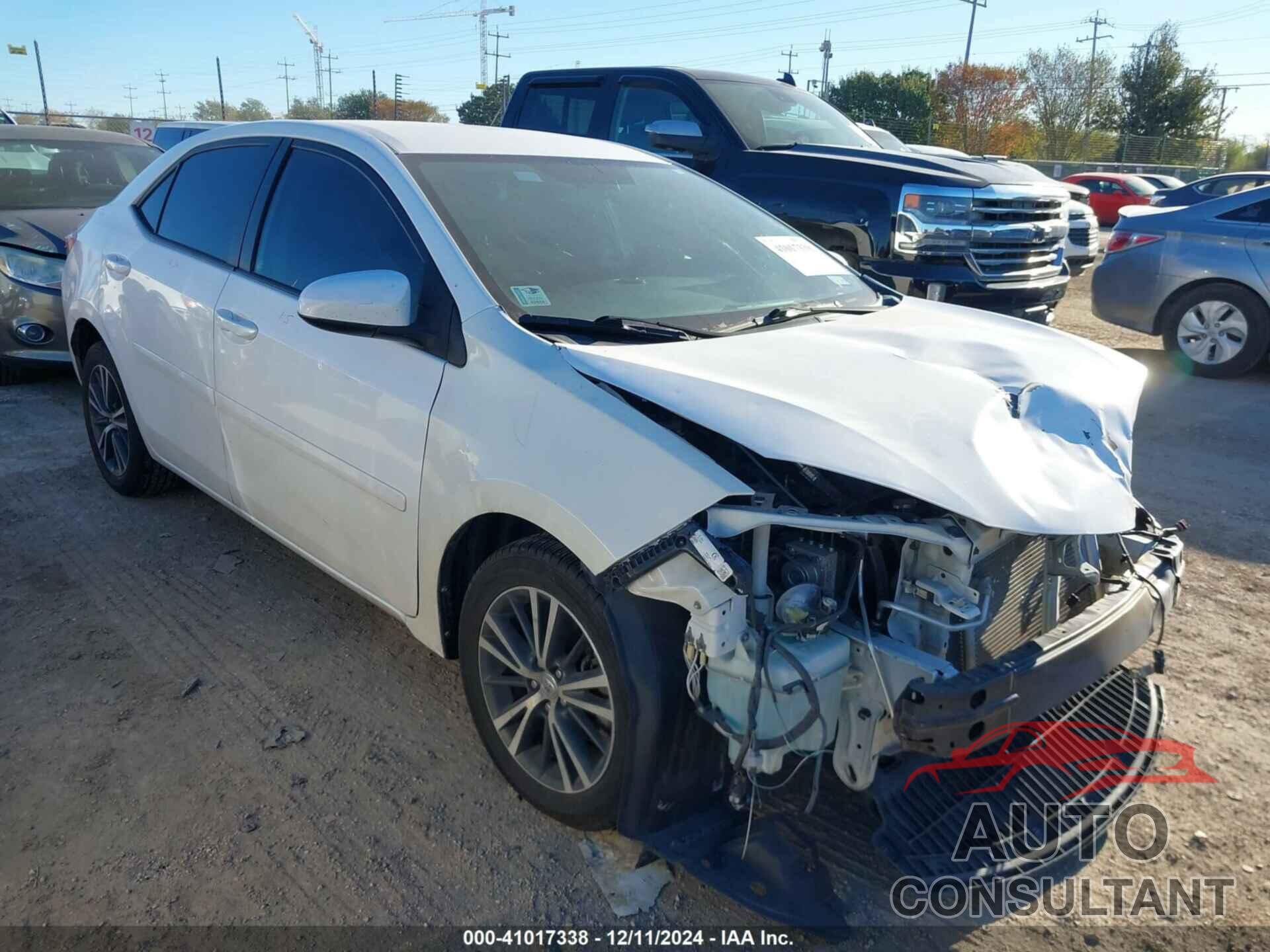 TOYOTA COROLLA 2016 - 5YFBURHE1GP543116