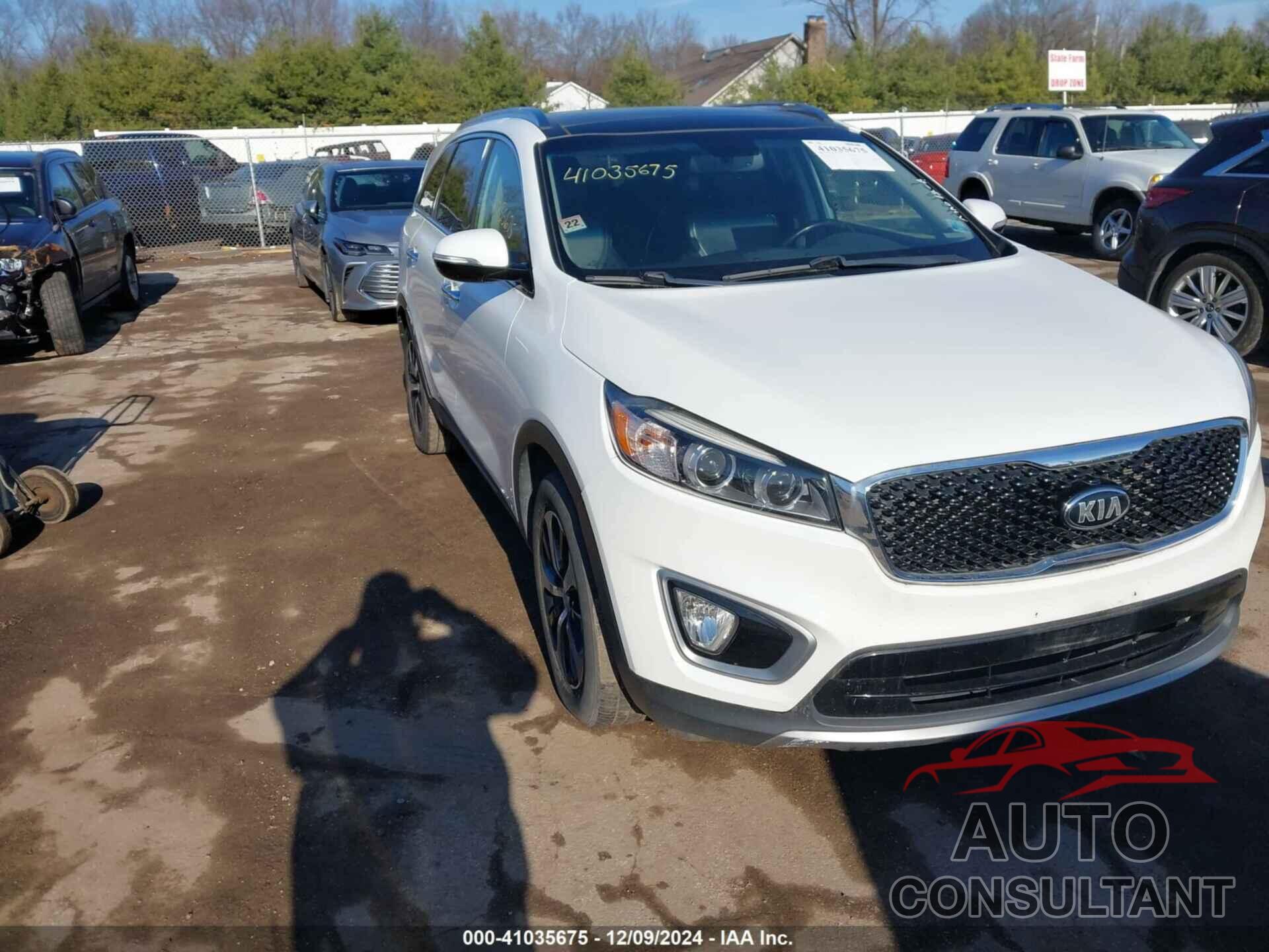 KIA SORENTO 2016 - 5XYPHDA51GG184197