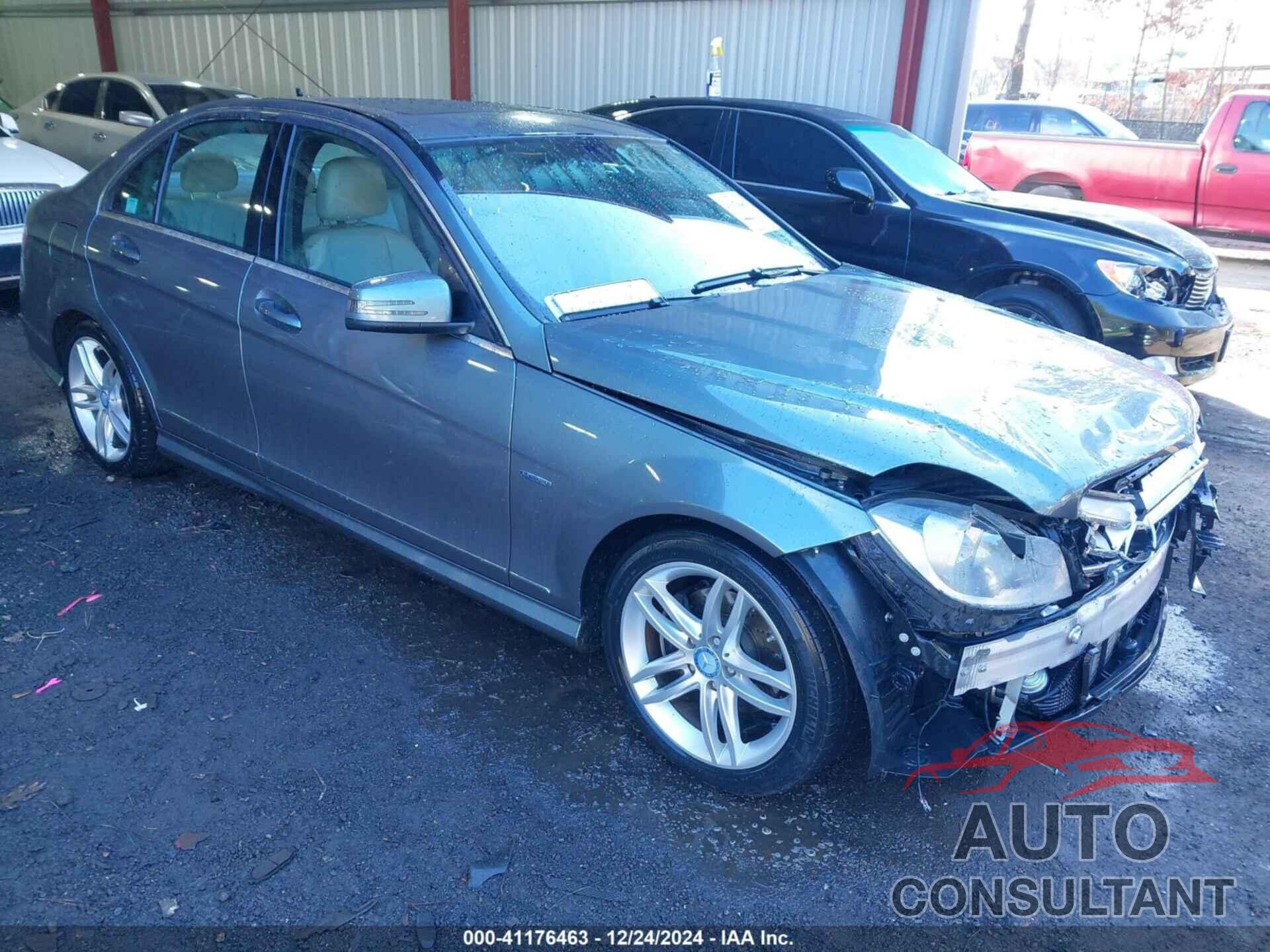 MERCEDES-BENZ C 250 2012 - WDDGF4HB5CR206883