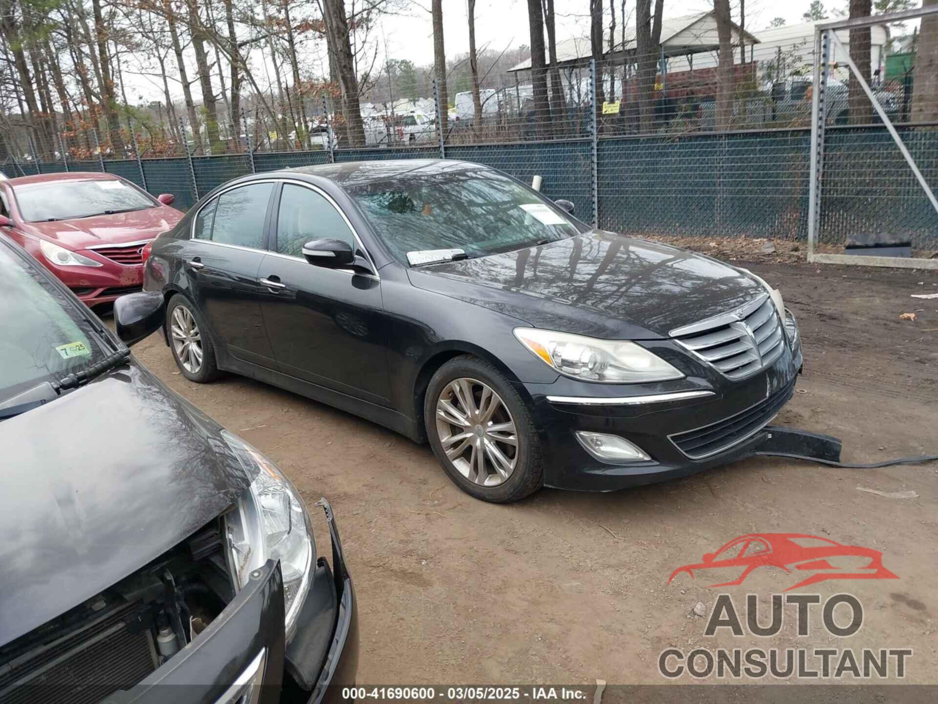 HYUNDAI GENESIS 2012 - KMHGC4DD6CU164565