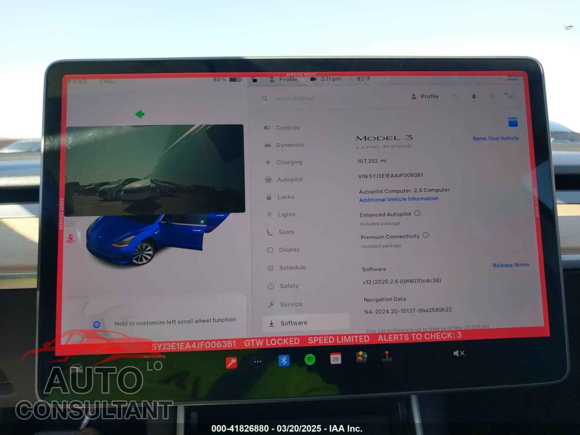 TESLA MODEL 3 2018 - 5YJ3E1EA4JF006361