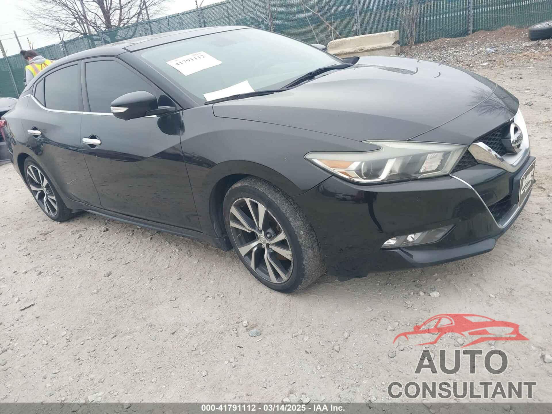 NISSAN MAXIMA 2016 - 1N4AA6AP1GC403192