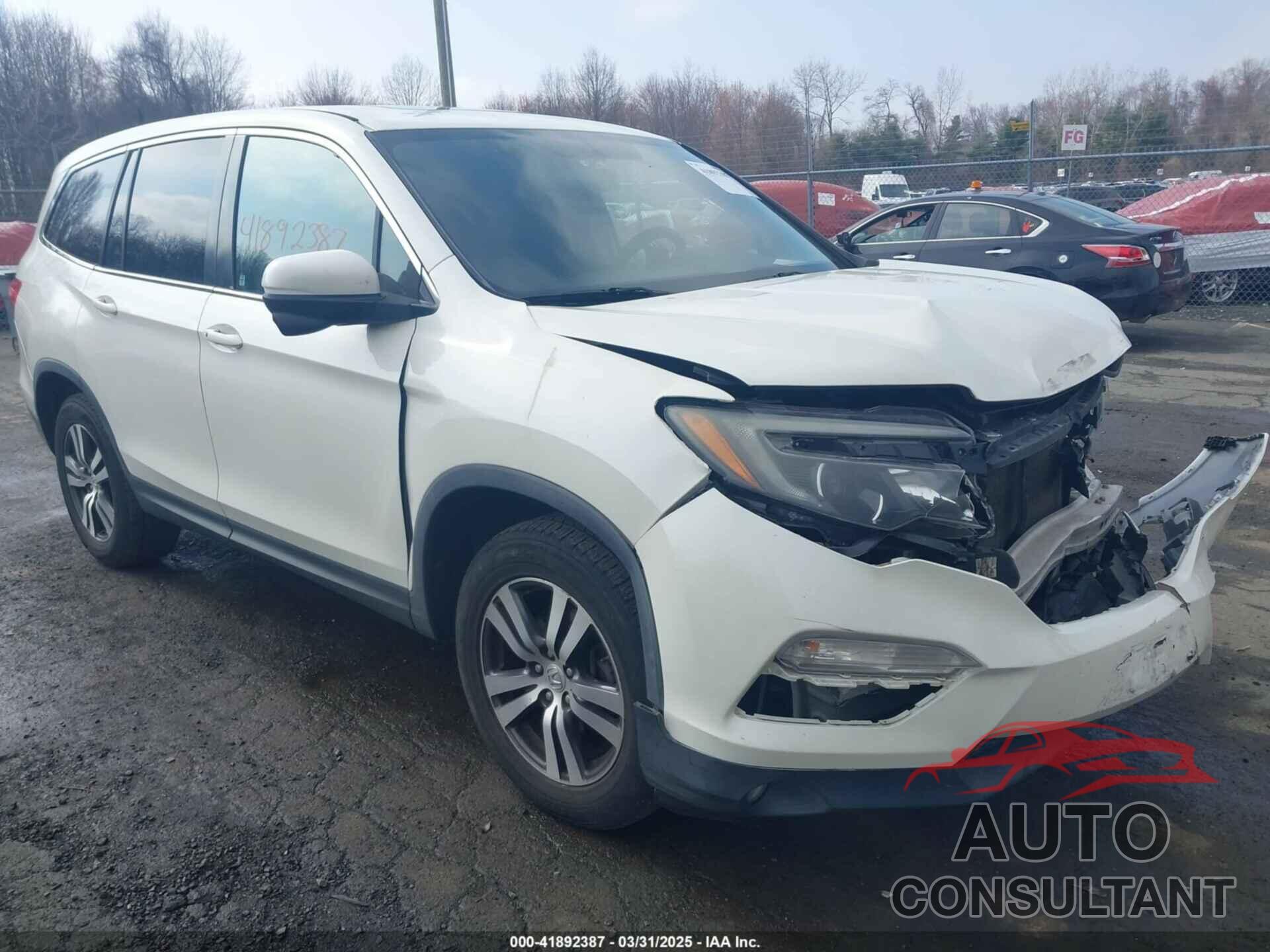 HONDA PILOT 2016 - 5FNYF5H86GB036151