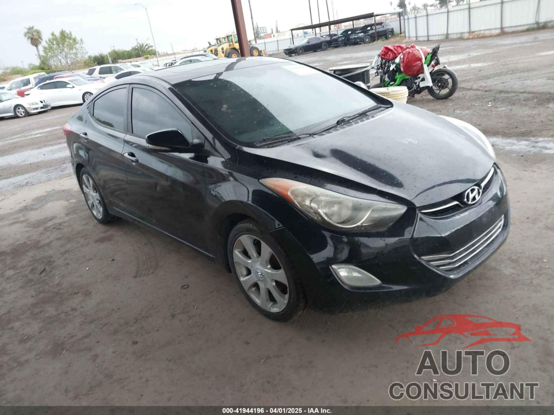 HYUNDAI ELANTRA 2012 - KMHDH4AEXCU257011