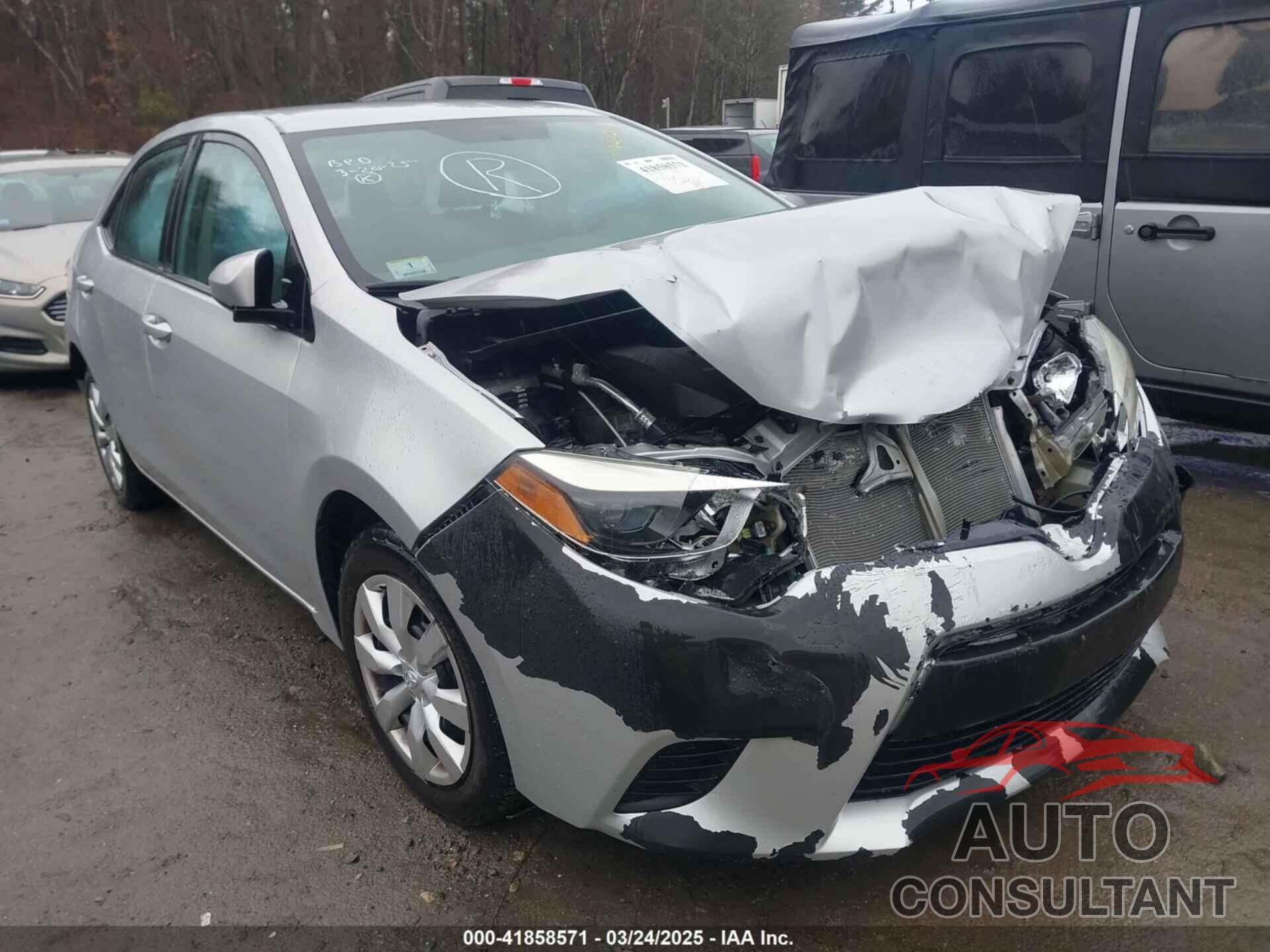 TOYOTA COROLLA 2014 - 5YFBURHE3EP117926