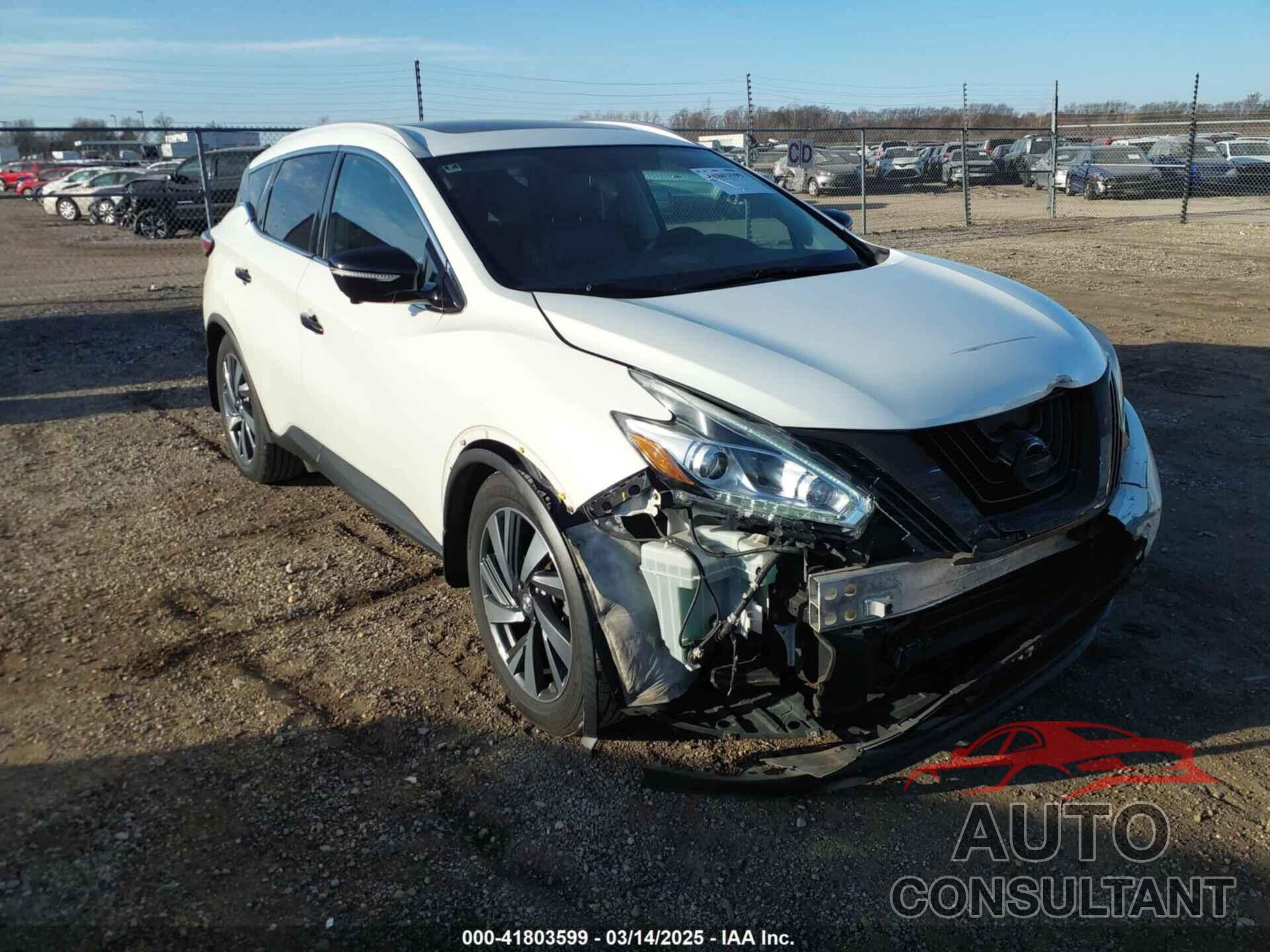 NISSAN MURANO 2015 - 5N1AZ2MH1FN271128