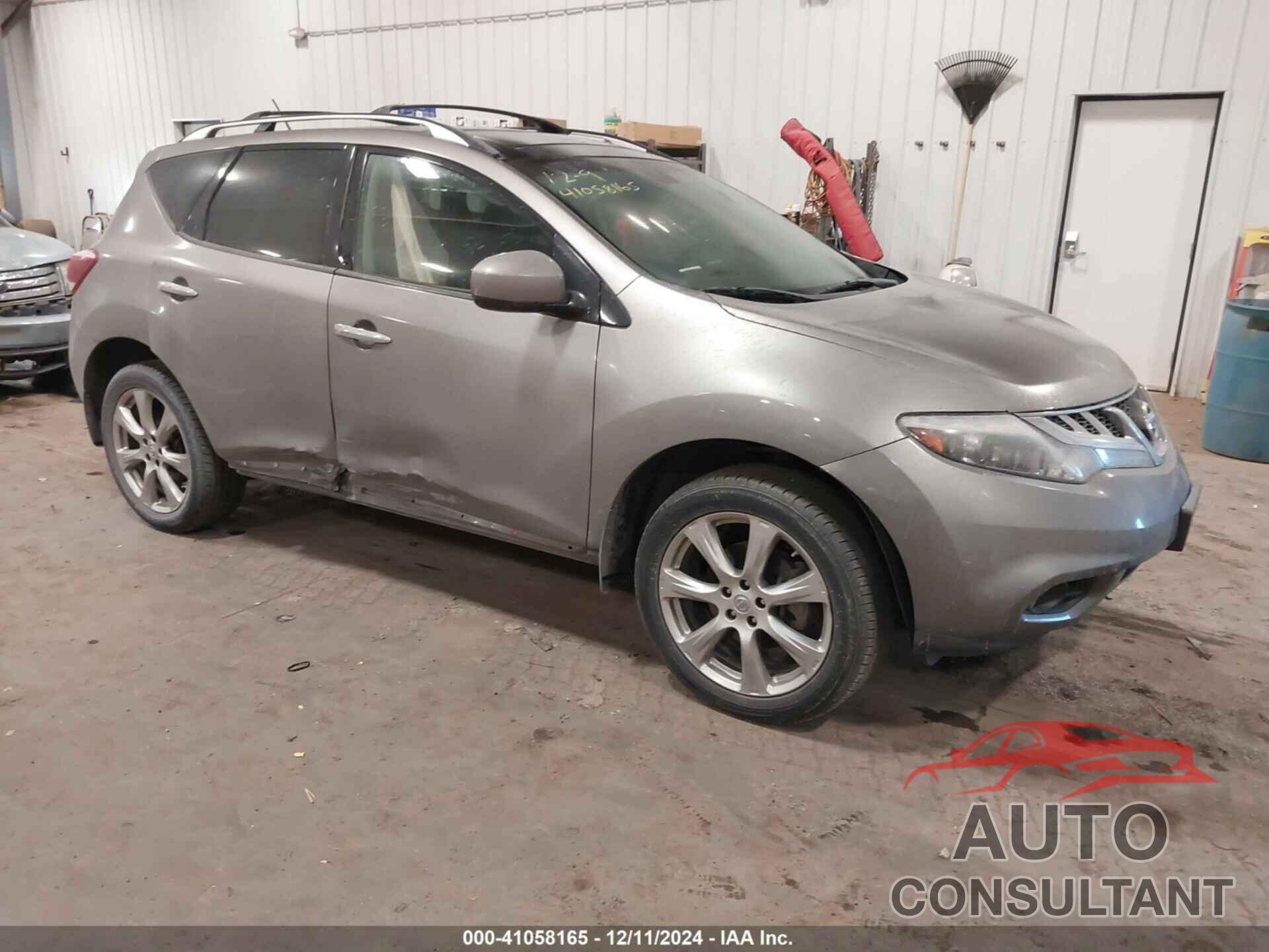 NISSAN MURANO 2012 - JN8AZ1MW9CW224517