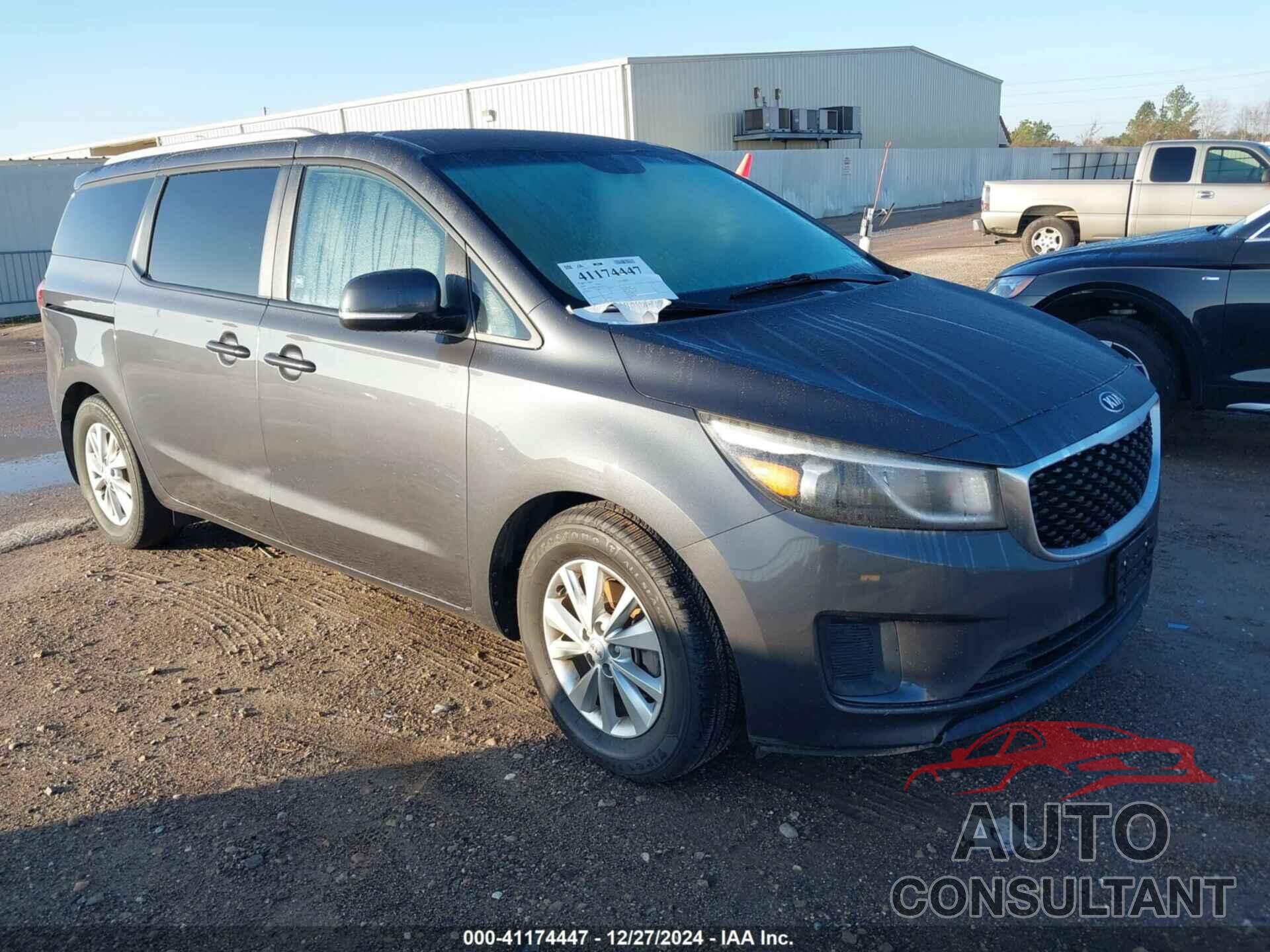 KIA SEDONA 2016 - KNDMB5C12G6107152