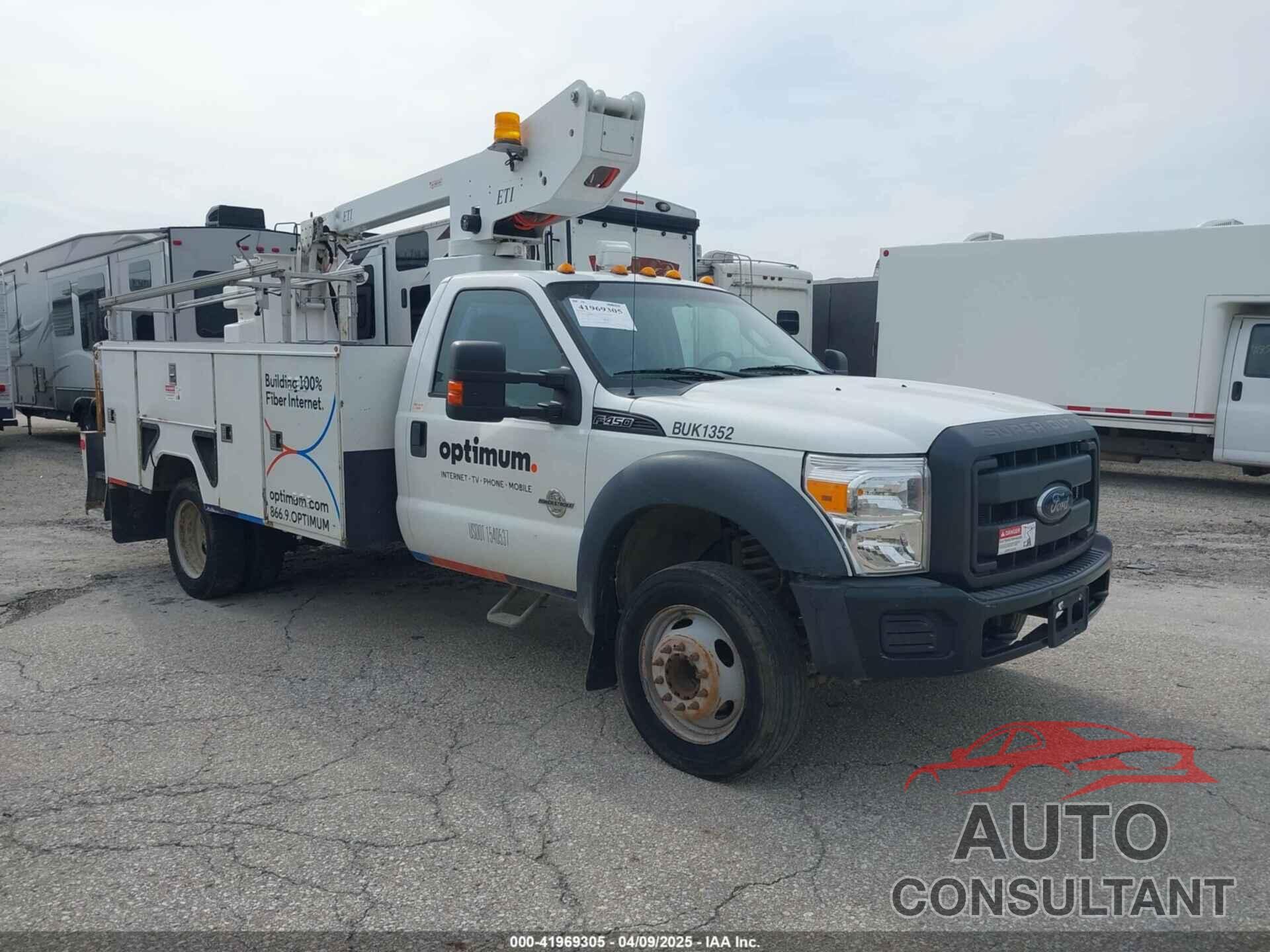FORD F-450 CHASSIS 2012 - 1FDUF4GT7CEB74867