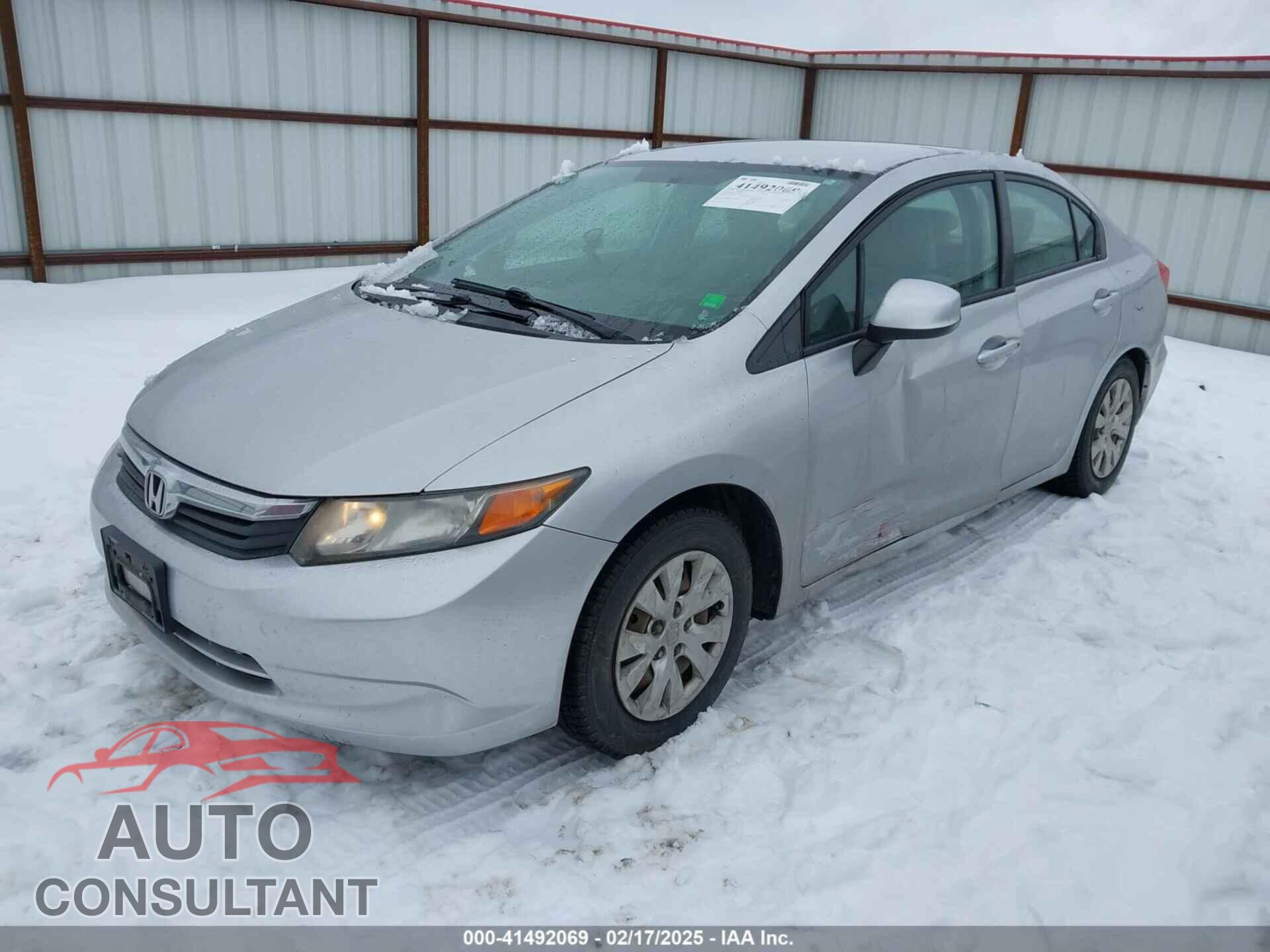 HONDA CIVIC 2012 - 2HGFB2F53CH330462