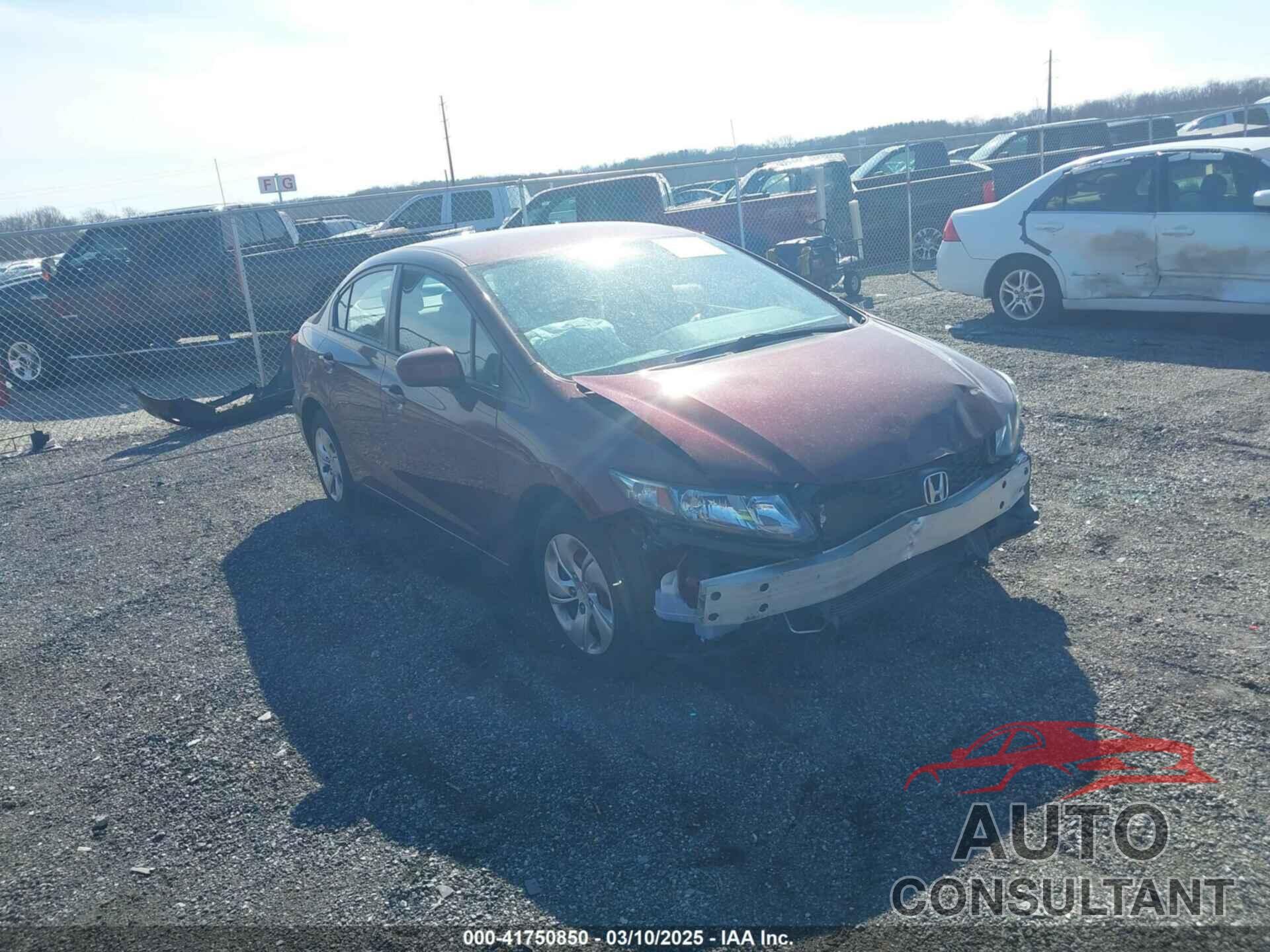 HONDA CIVIC 2014 - 19XFB2F55EE070658