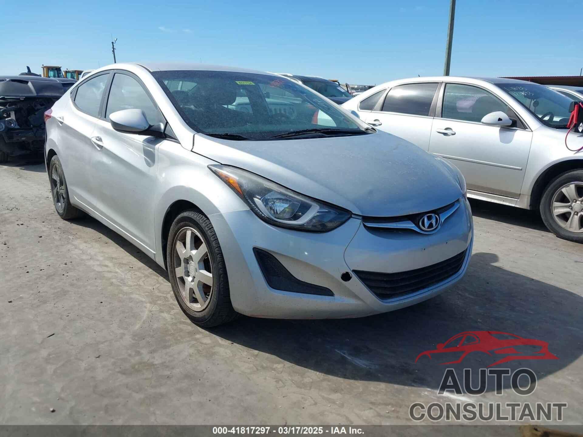 HYUNDAI ELANTRA 2016 - 5NPDH4AE1GH792295