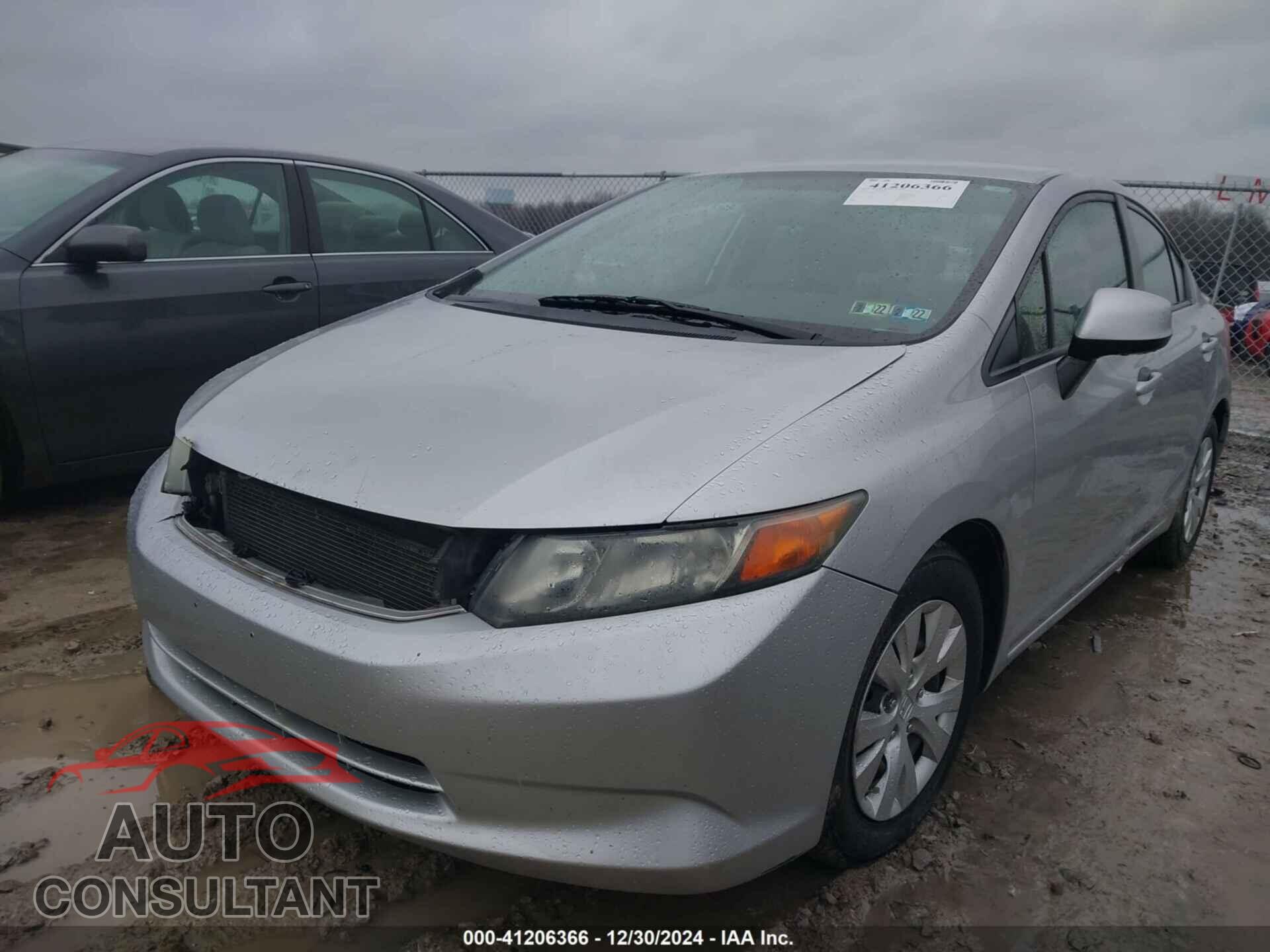 HONDA CIVIC SDN 2012 - 19XFB2F59CE007737