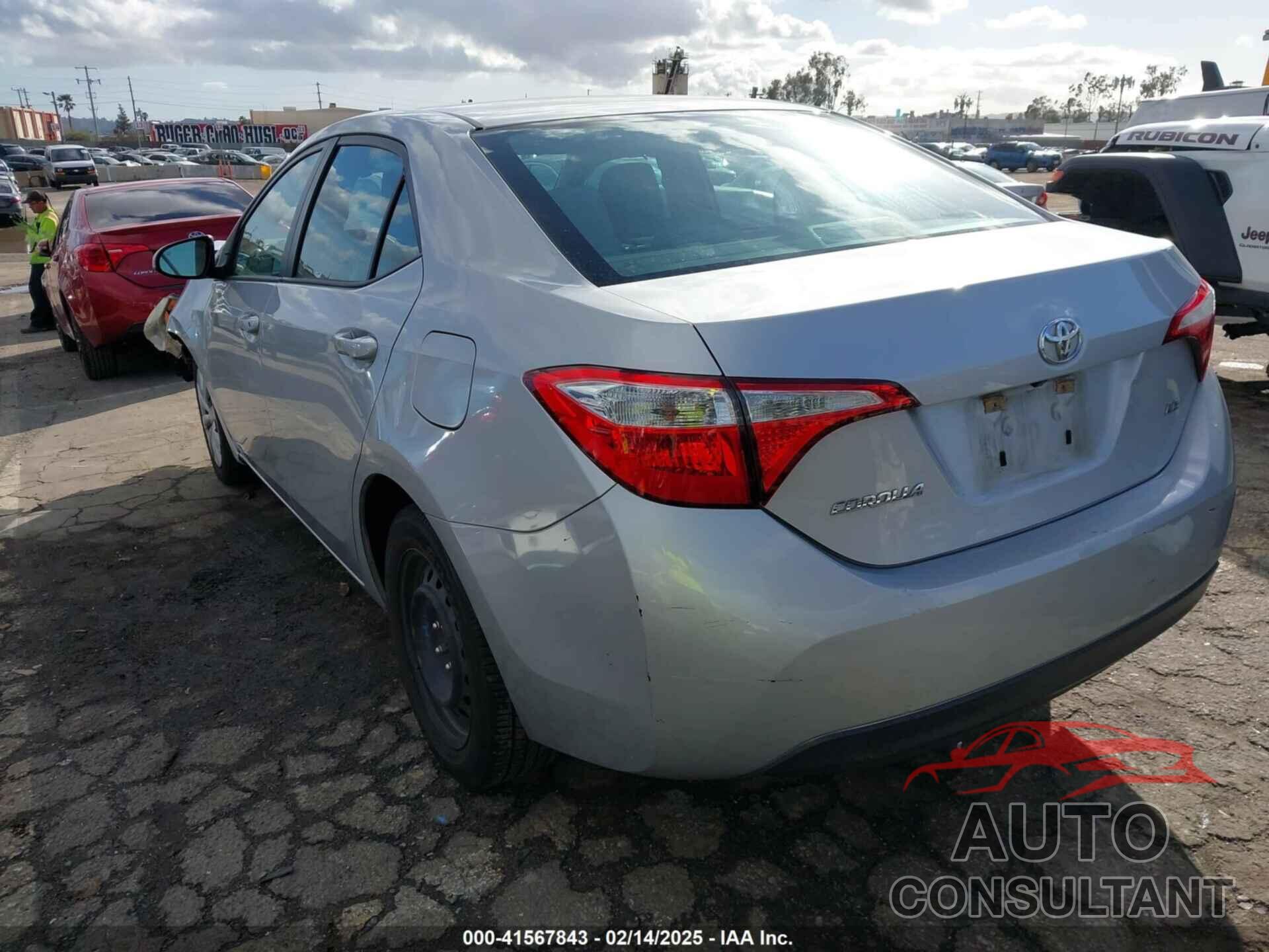 TOYOTA COROLLA 2016 - 5YFBURHE4GP484255