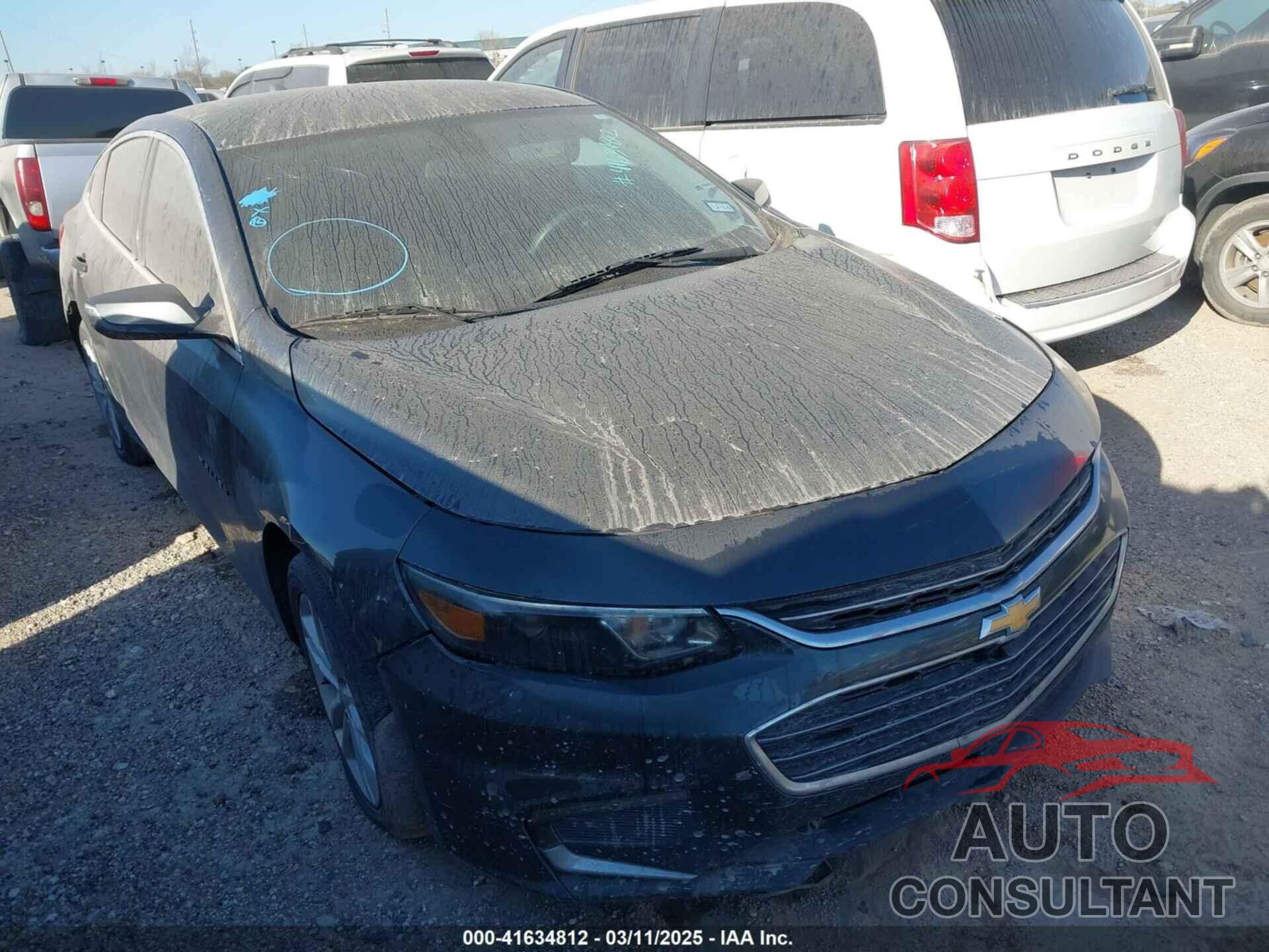 CHEVROLET MALIBU 2016 - 1G1ZE5ST9GF307261