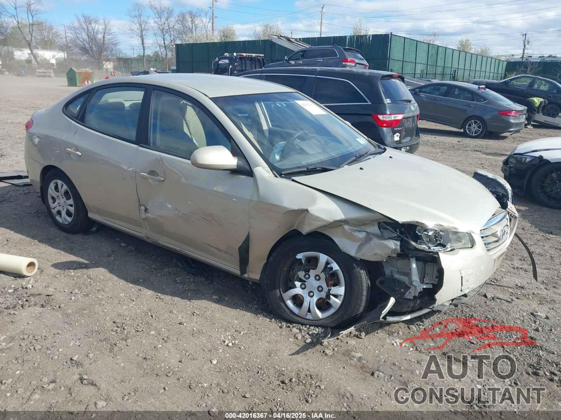 HYUNDAI ELANTRA 2010 - KMHDU4AD5AU113219