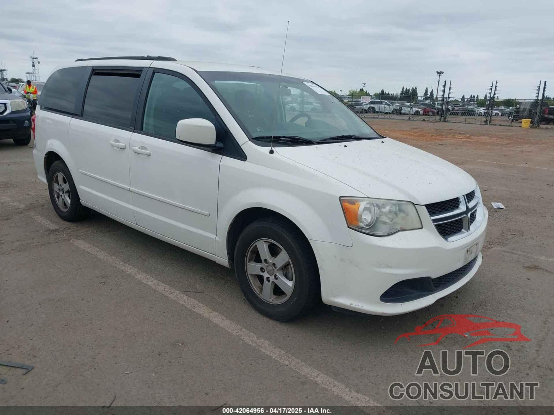 DODGE GRAND CARAVAN 2012 - 2C4RDGCGXCR204165
