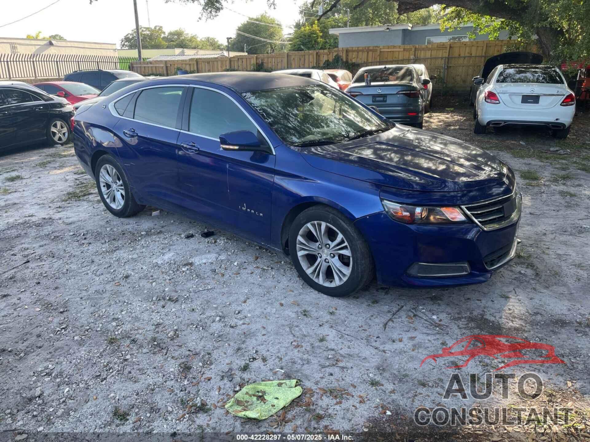 CHEVROLET IMPALA 2015 - 2G1125S38F9270667