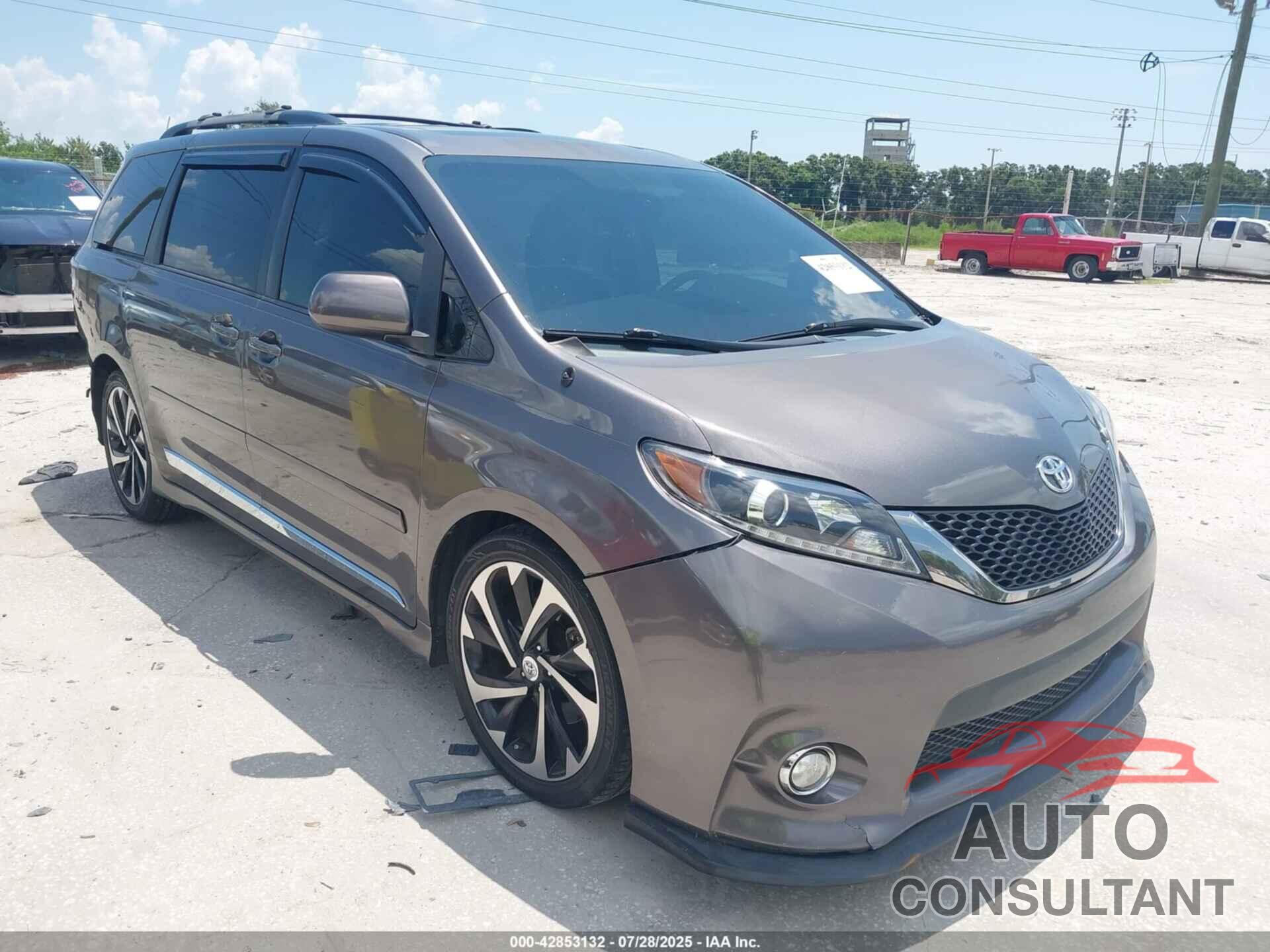 TOYOTA SIENNA 2012 - 5TDXK3DC8CS248769