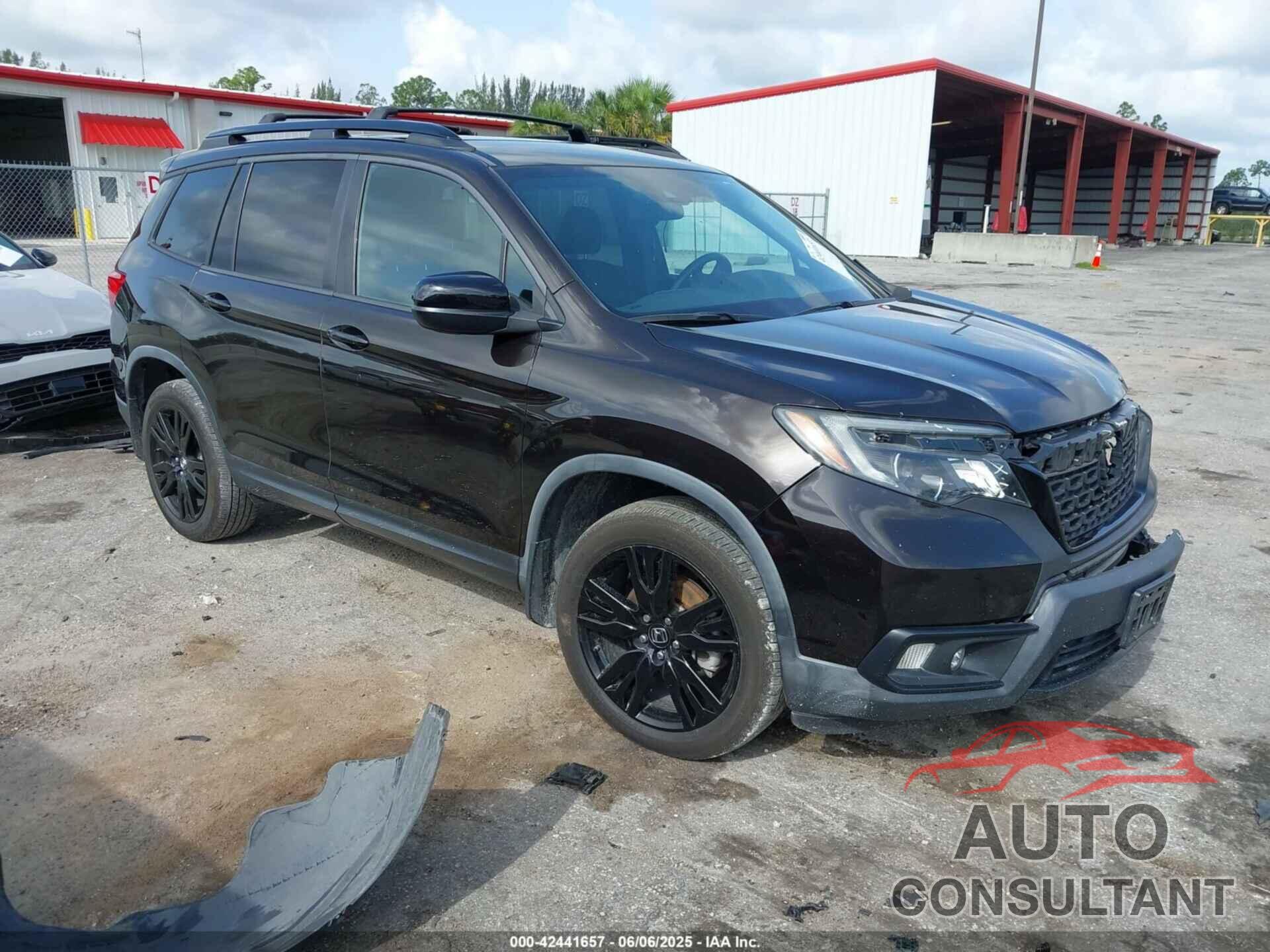 HONDA PASSPORT 2019 - 5FNYF8H2XKB015924