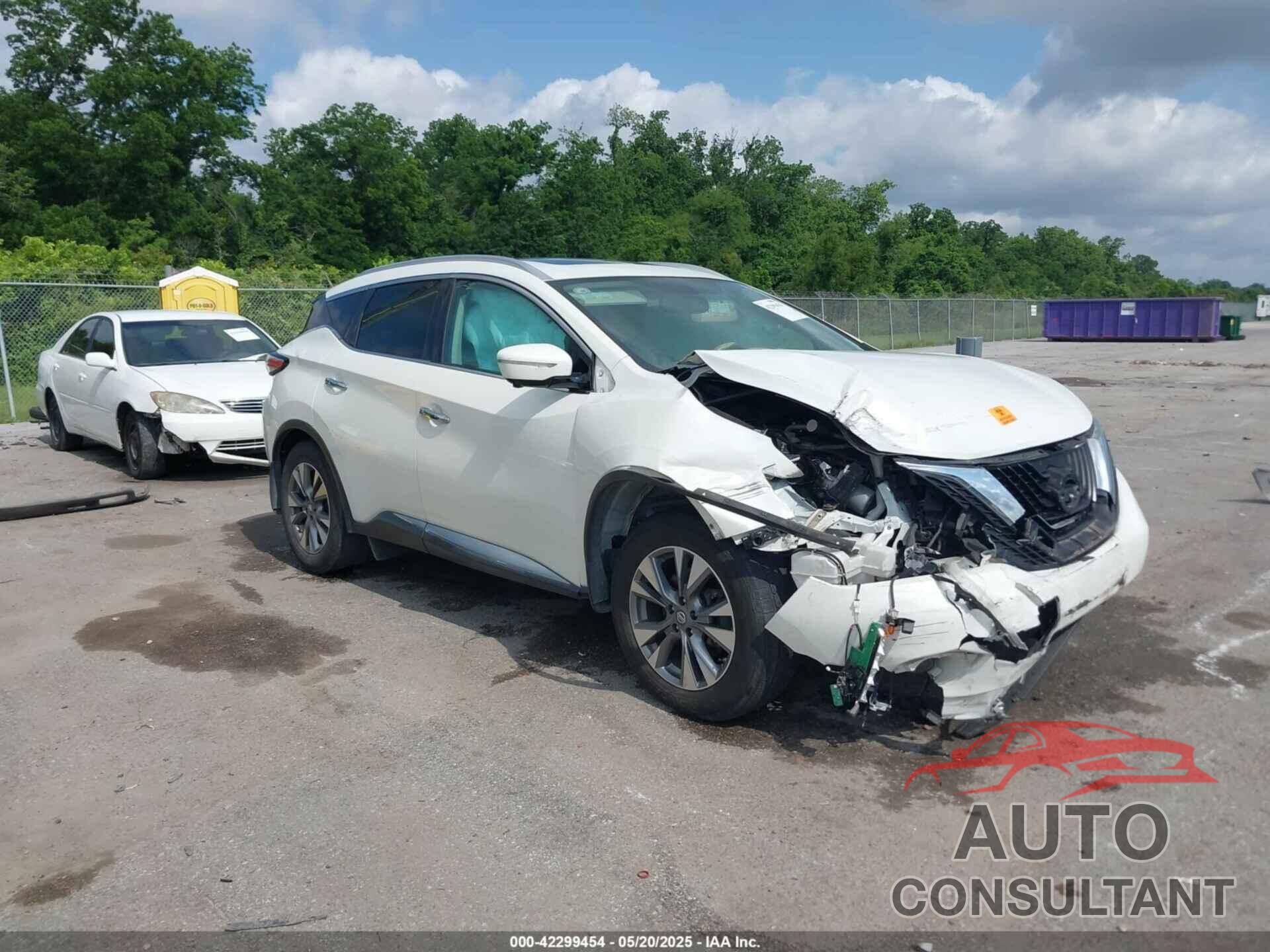 NISSAN MURANO 2015 - 5N1AZ2MG9FN249420