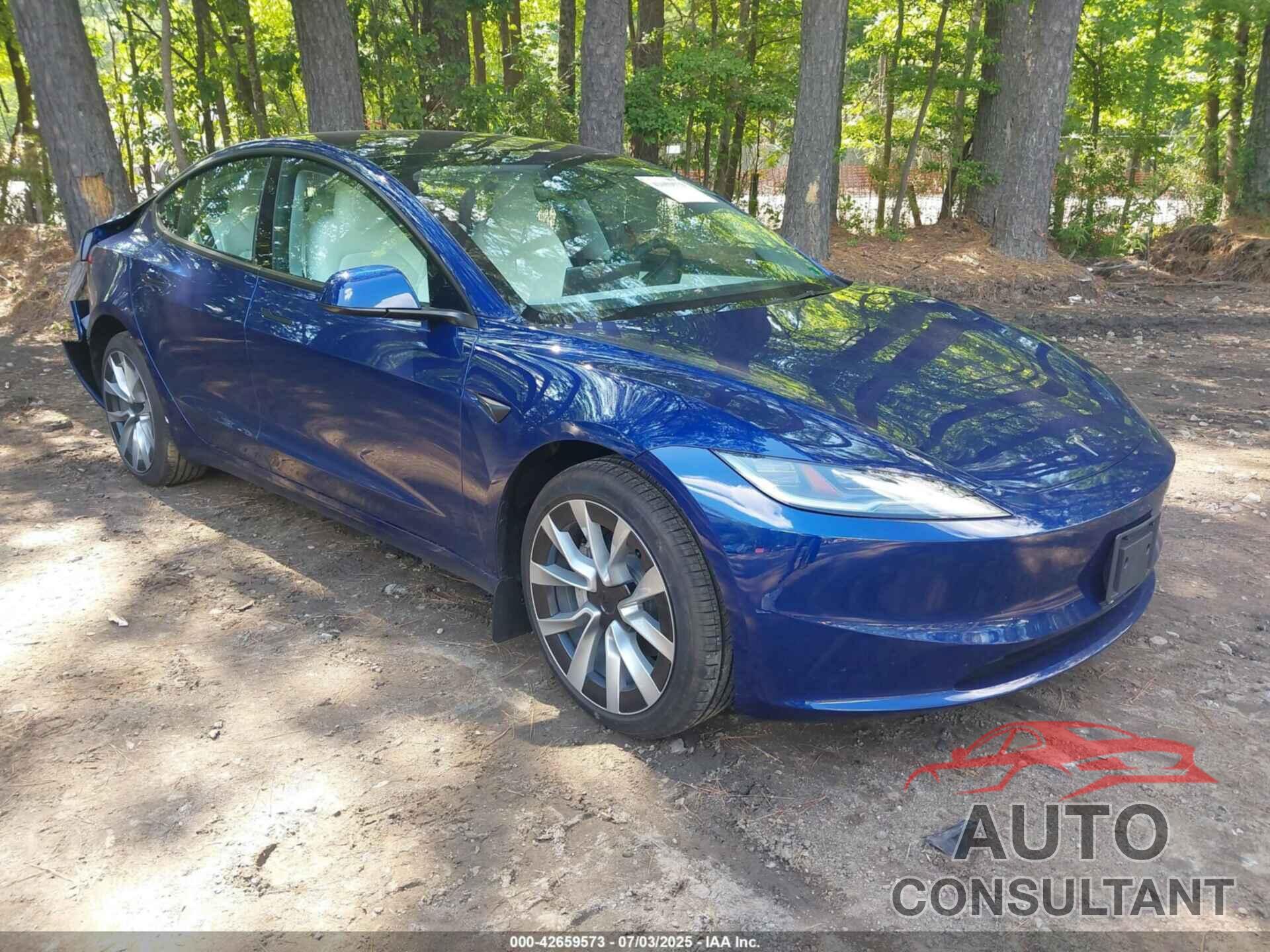 TESLA MODEL 3 2025 - 5YJ3E1EA9SF987661