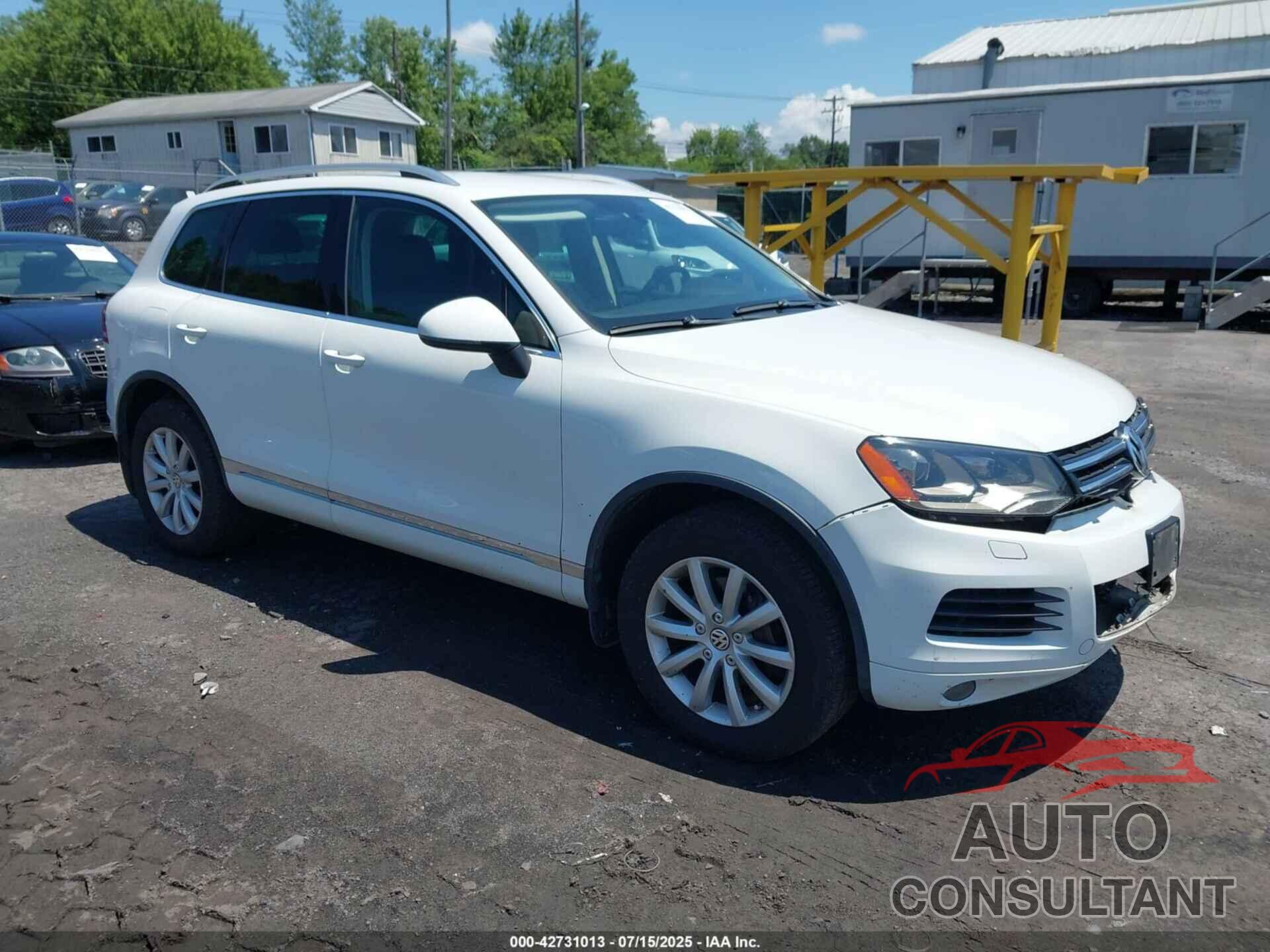 VOLKSWAGEN TOUAREG 2012 - WVGEF9BP9CD008352