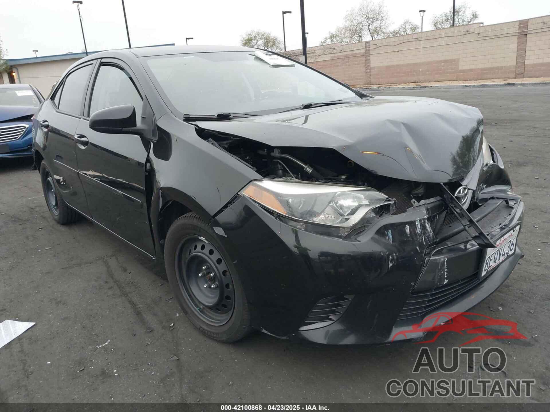 TOYOTA COROLLA 2015 - 5YFBURHE5FP329583