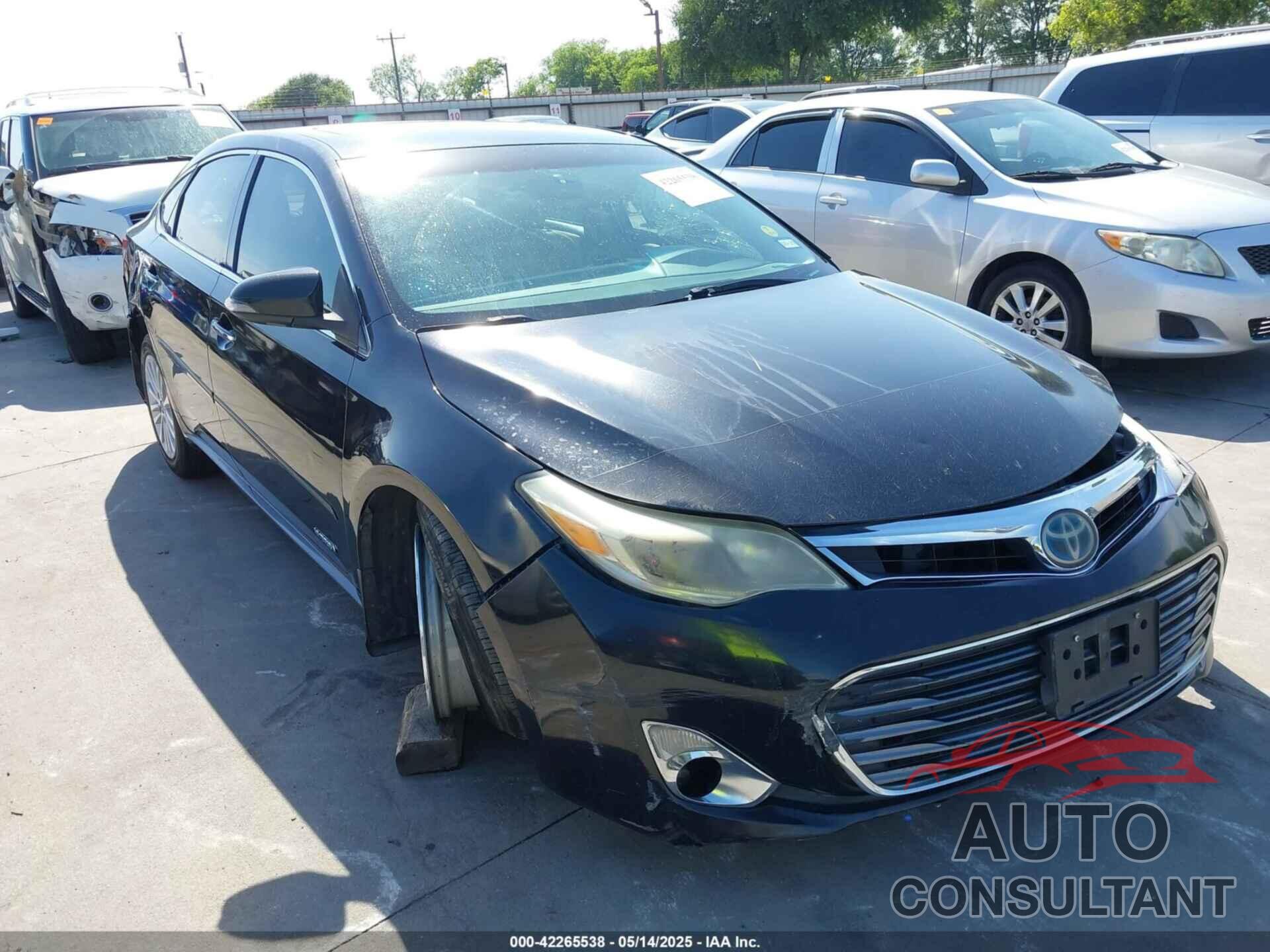 TOYOTA AVALON HYBRID 2013 - 4T1BD1EB1DU014965