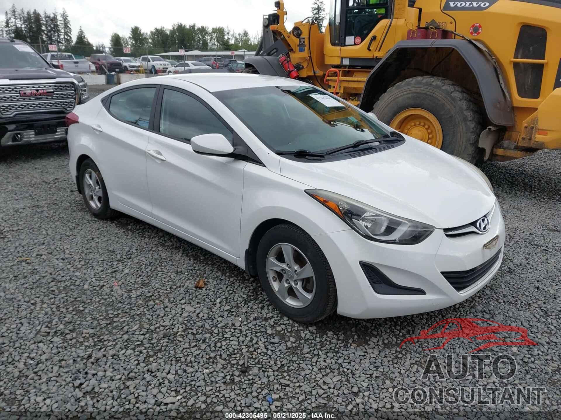 HYUNDAI ELANTRA 2014 - 5NPDH4AE3EH467161
