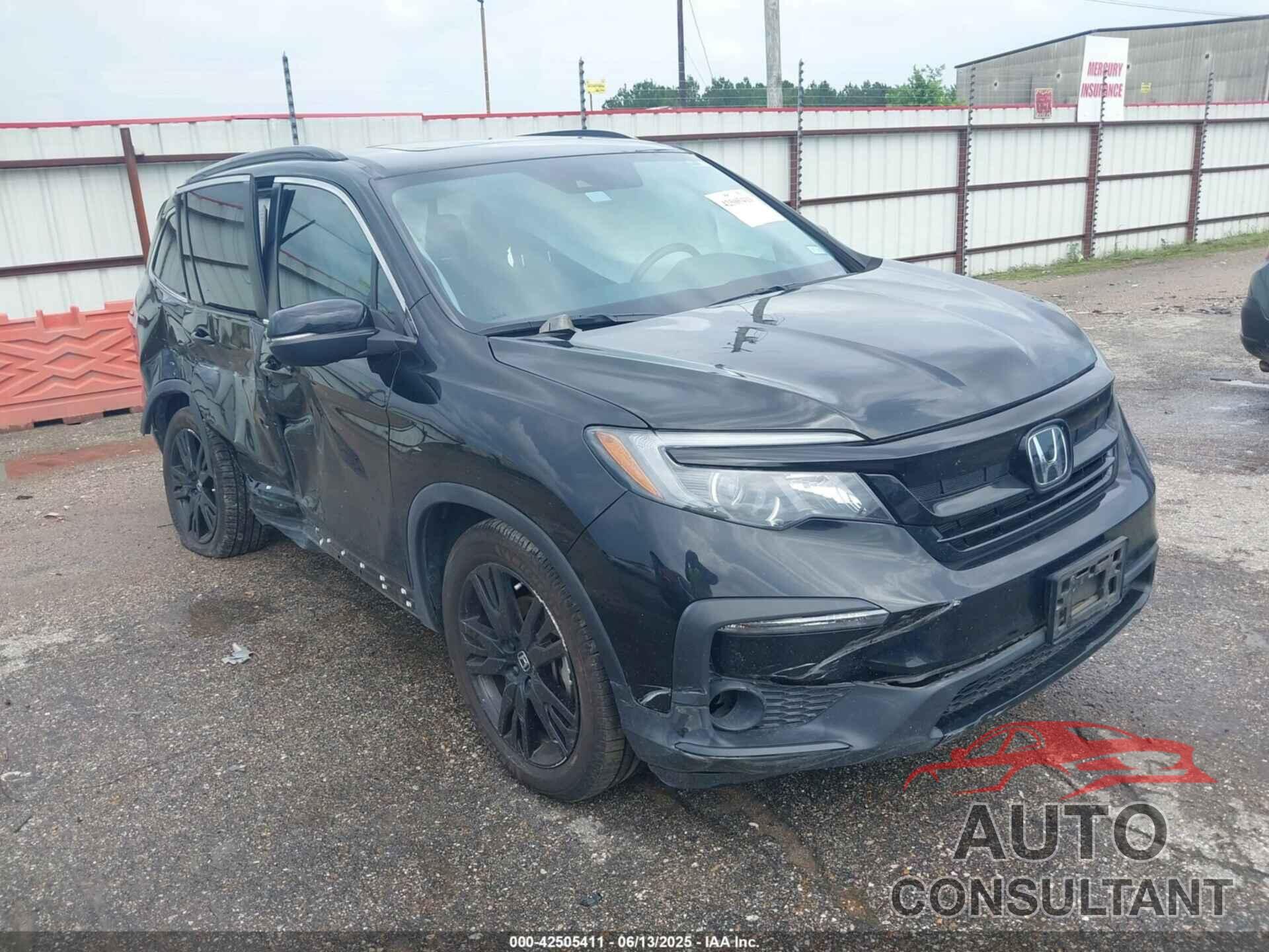 HONDA PILOT 2021 - 5FNYF6H21MB086016