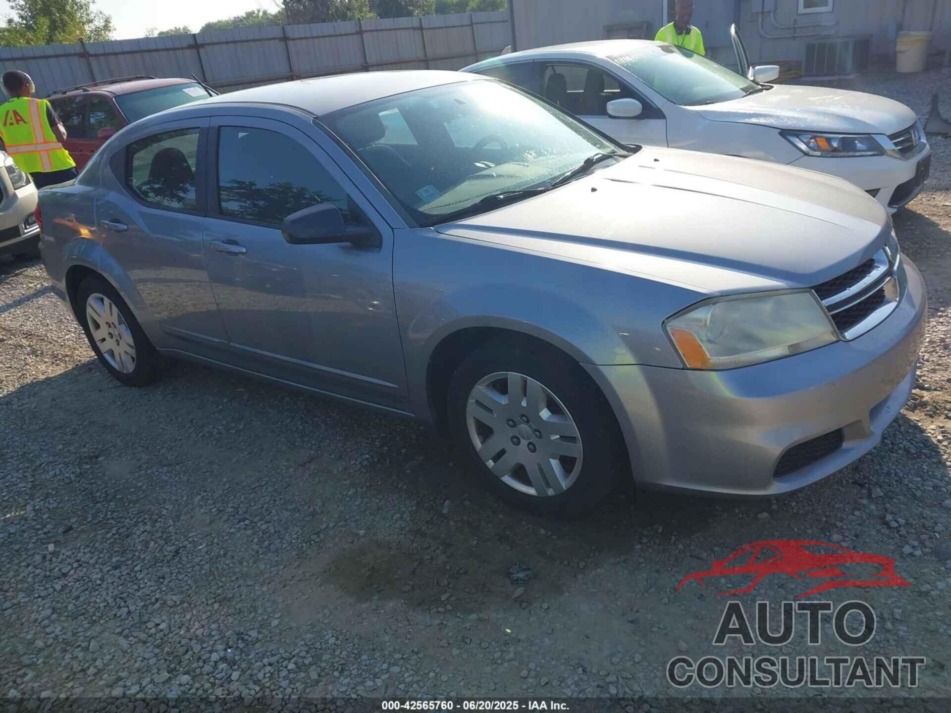 DODGE AVENGER 2013 - 1C3CDZAB7DN538262