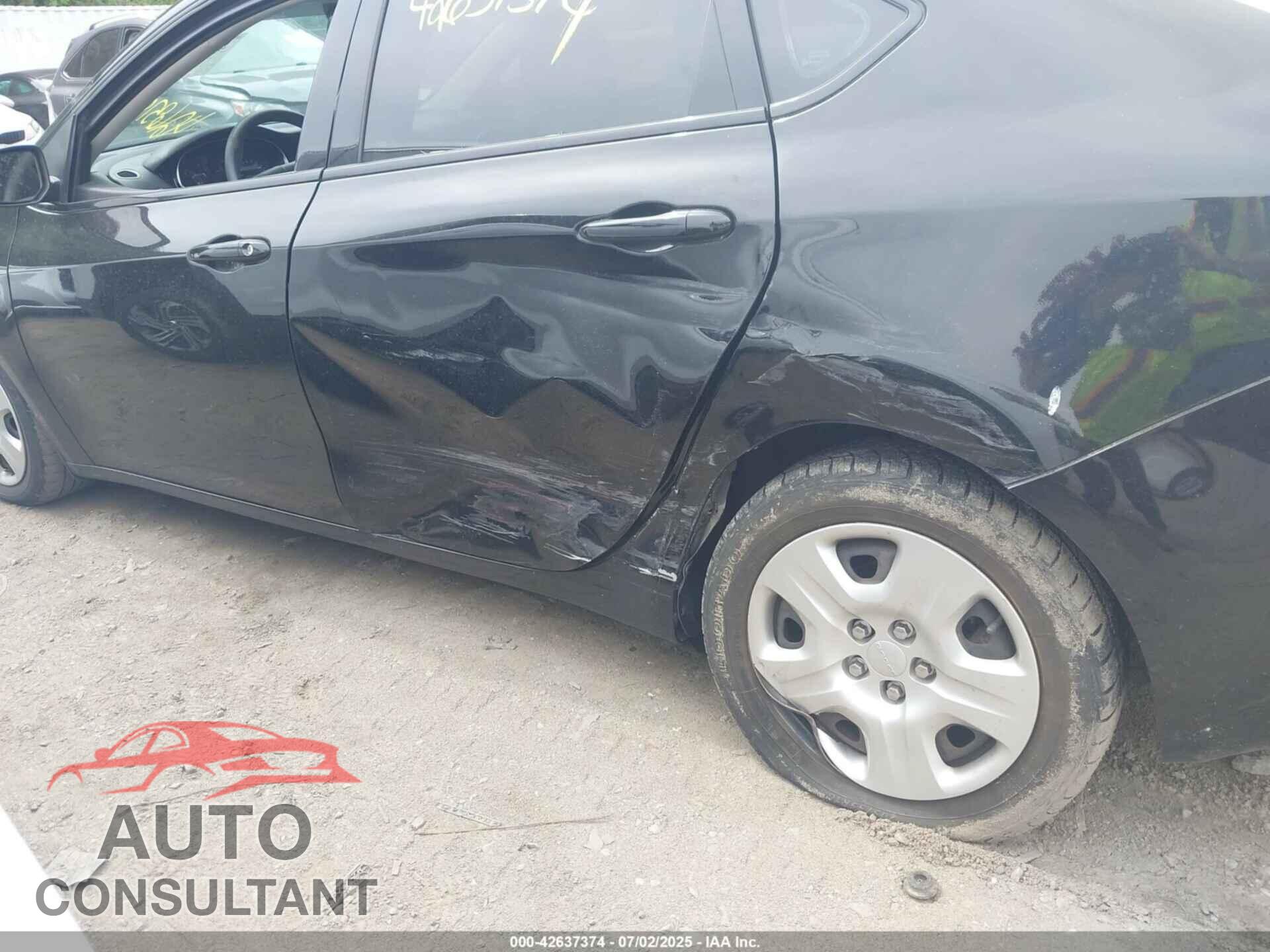 DODGE DART 2015 - 1C3CDFAA5FD141227