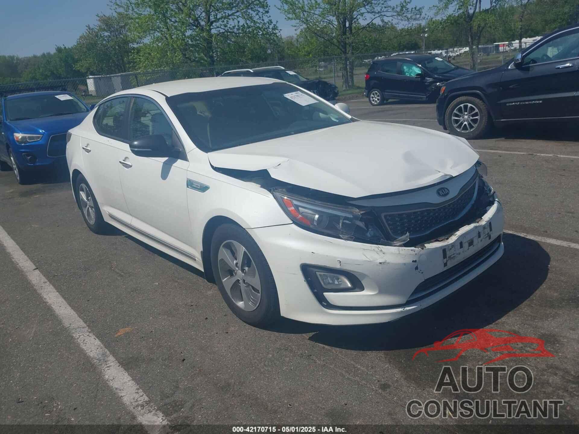 KIA OPTIMA HYBRID 2014 - KNAGM4AD8E5076052