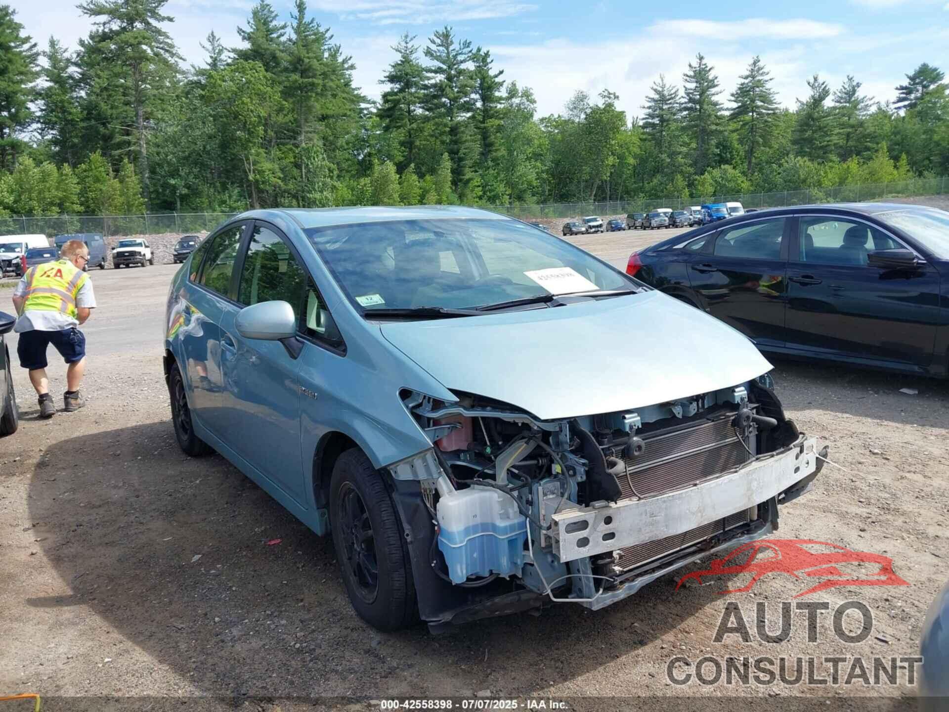 TOYOTA PRIUS 2012 - JTDKN3DU2C1515976
