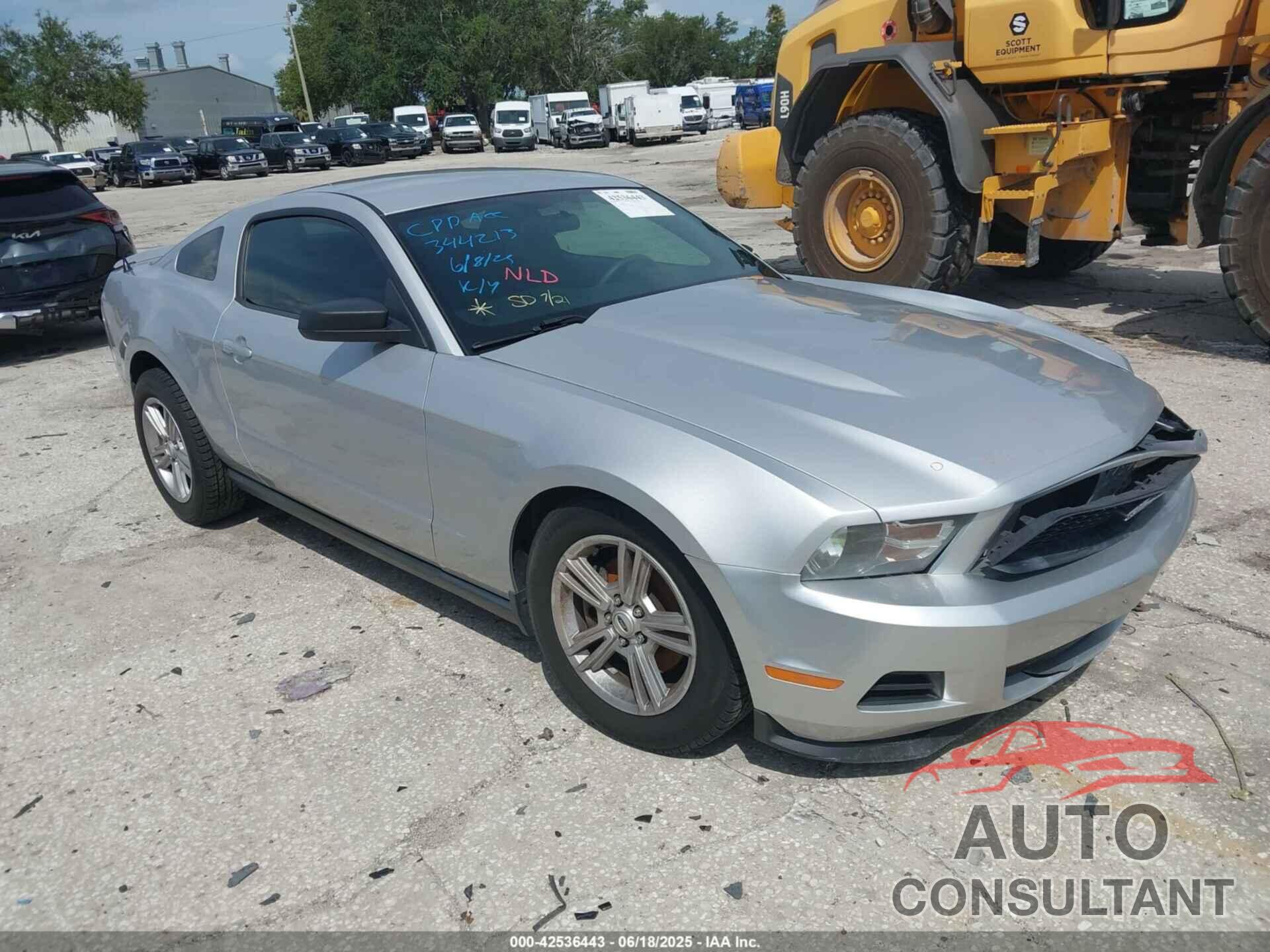 FORD MUSTANG 2012 - 1ZVBP8AM4C5239351