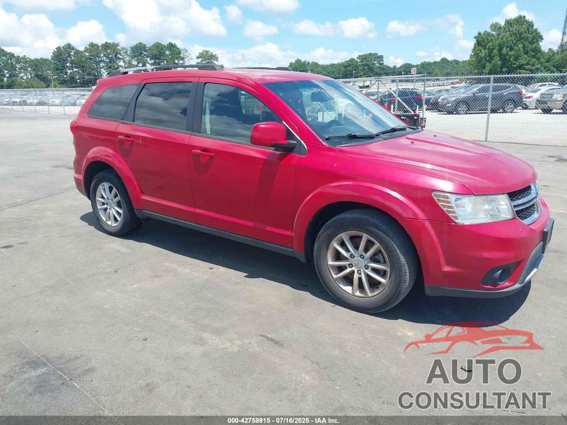 DODGE JOURNEY 2014 - 3C4PDCBG8ET217756