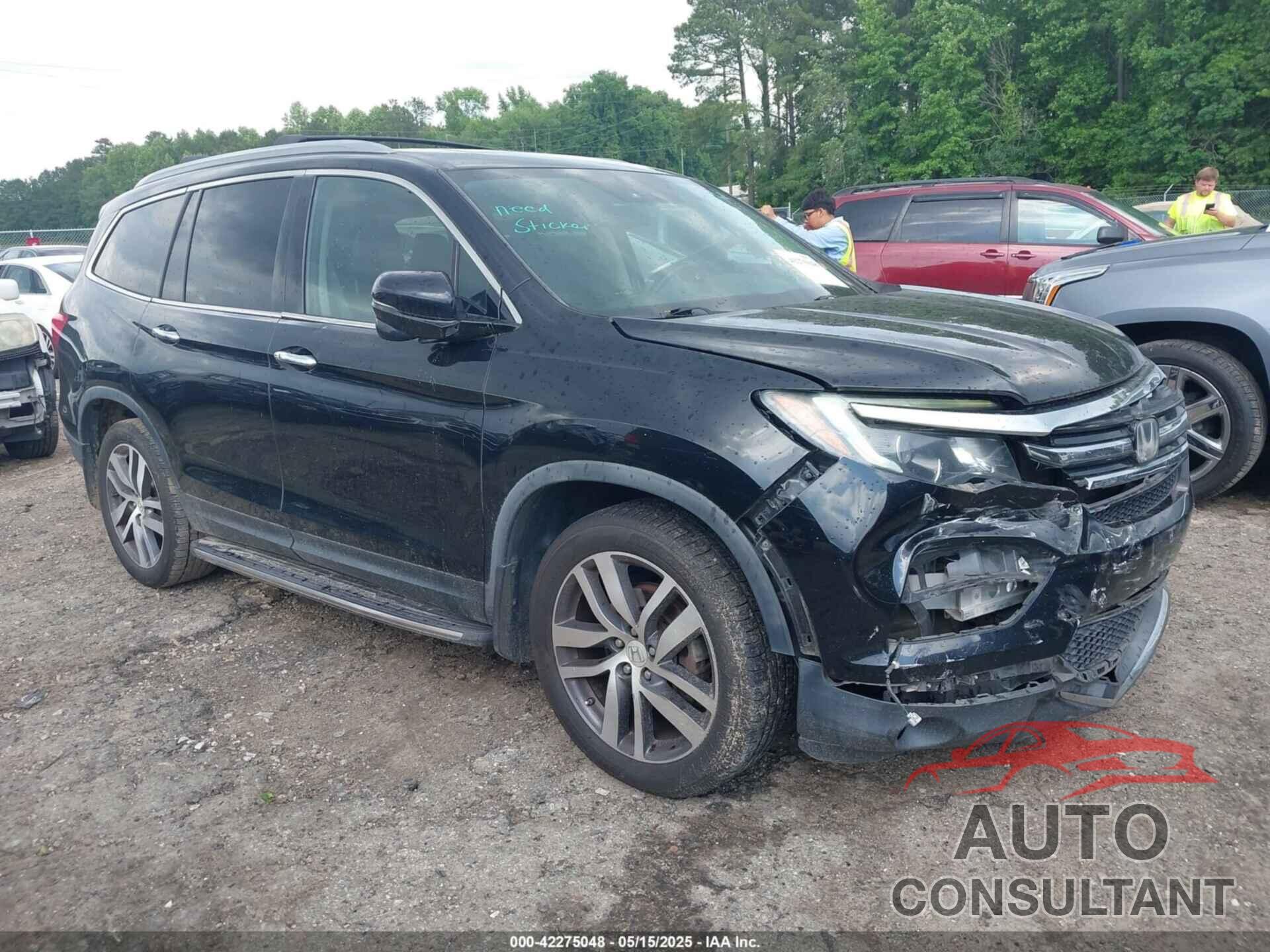 HONDA PILOT 2017 - 5FNYF5H99HB037126