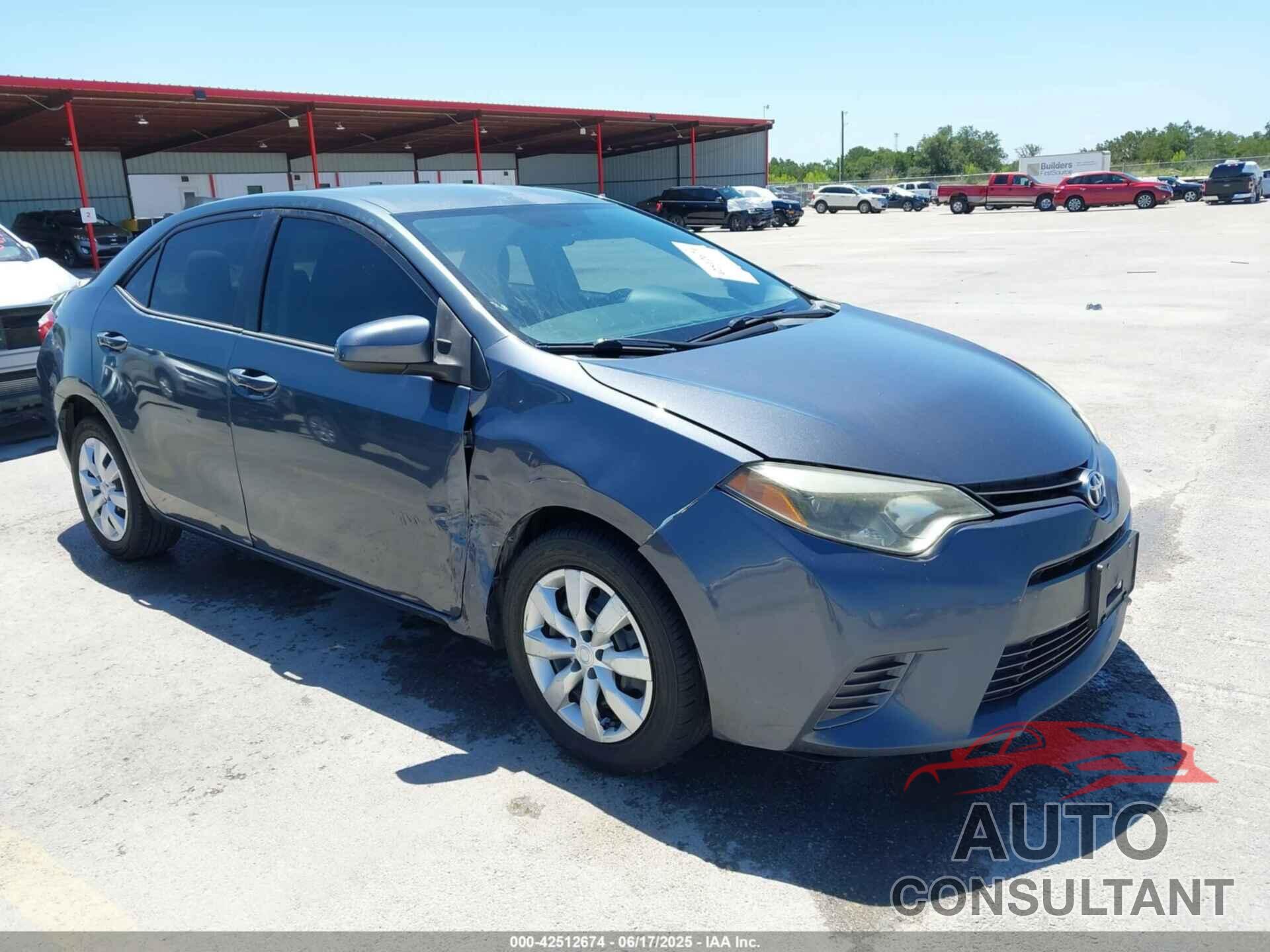 TOYOTA COROLLA 2015 - 5YFBURHE8FP330338