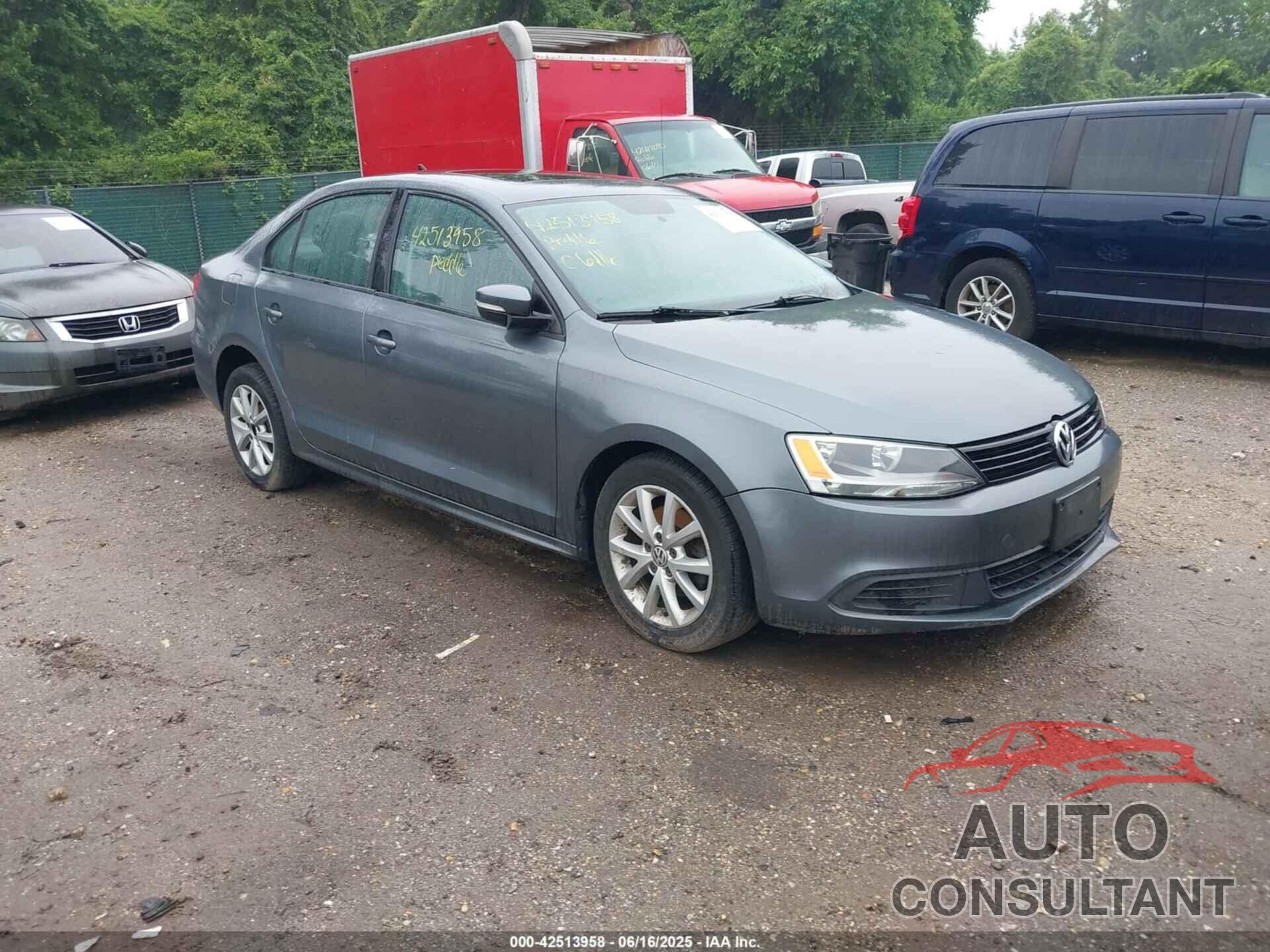 VOLKSWAGEN JETTA 2012 - 3VWDP7AJ2CM451037