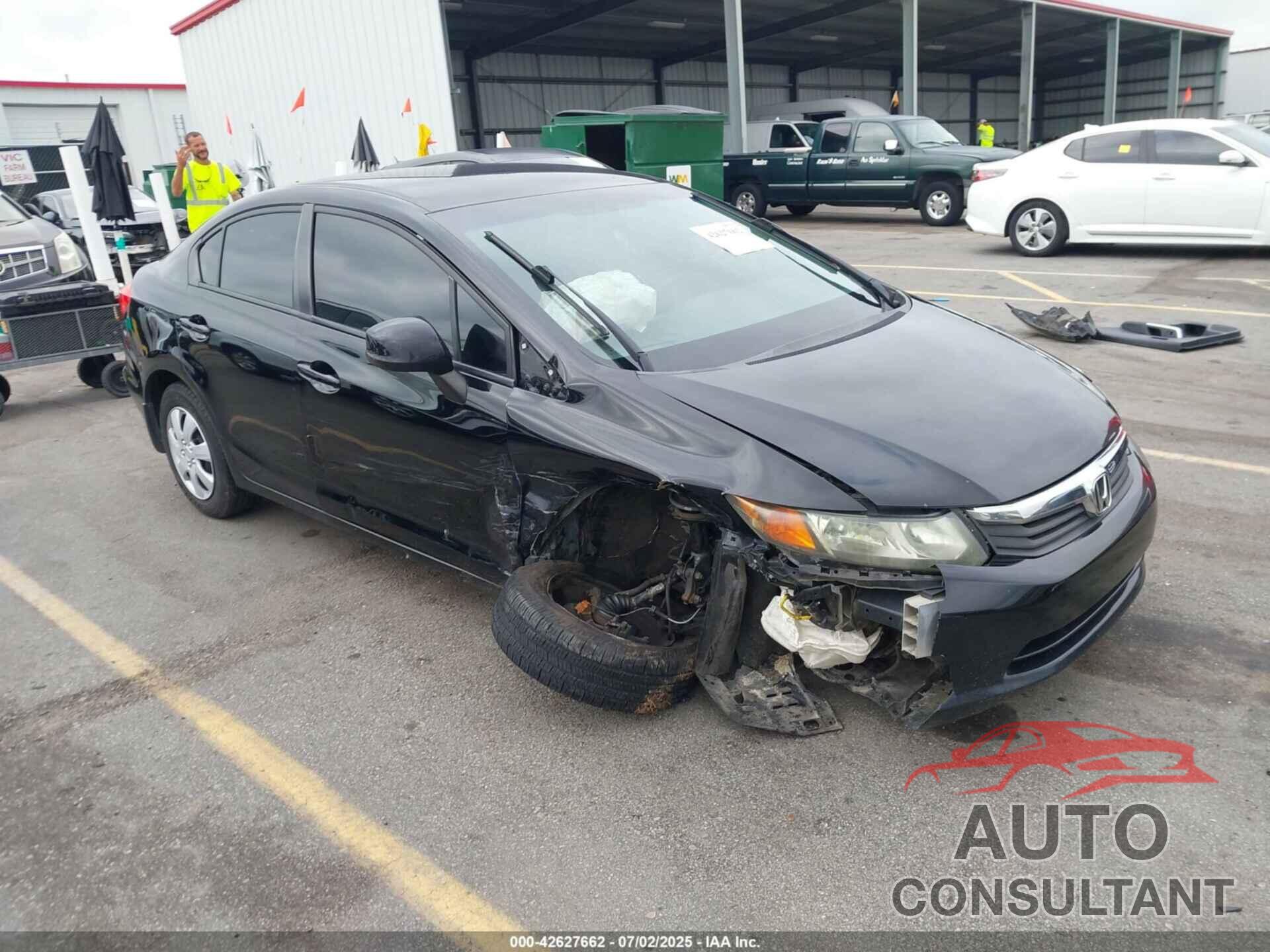 HONDA CIVIC 2012 - 2HGFB2F59CH334872