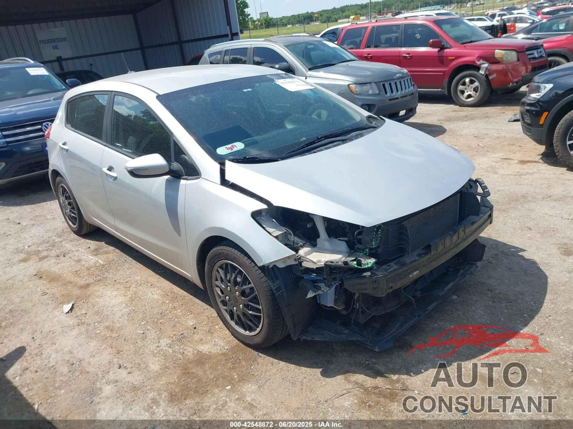 KIA FORTE 2016 - KNAFK5A87G5621512
