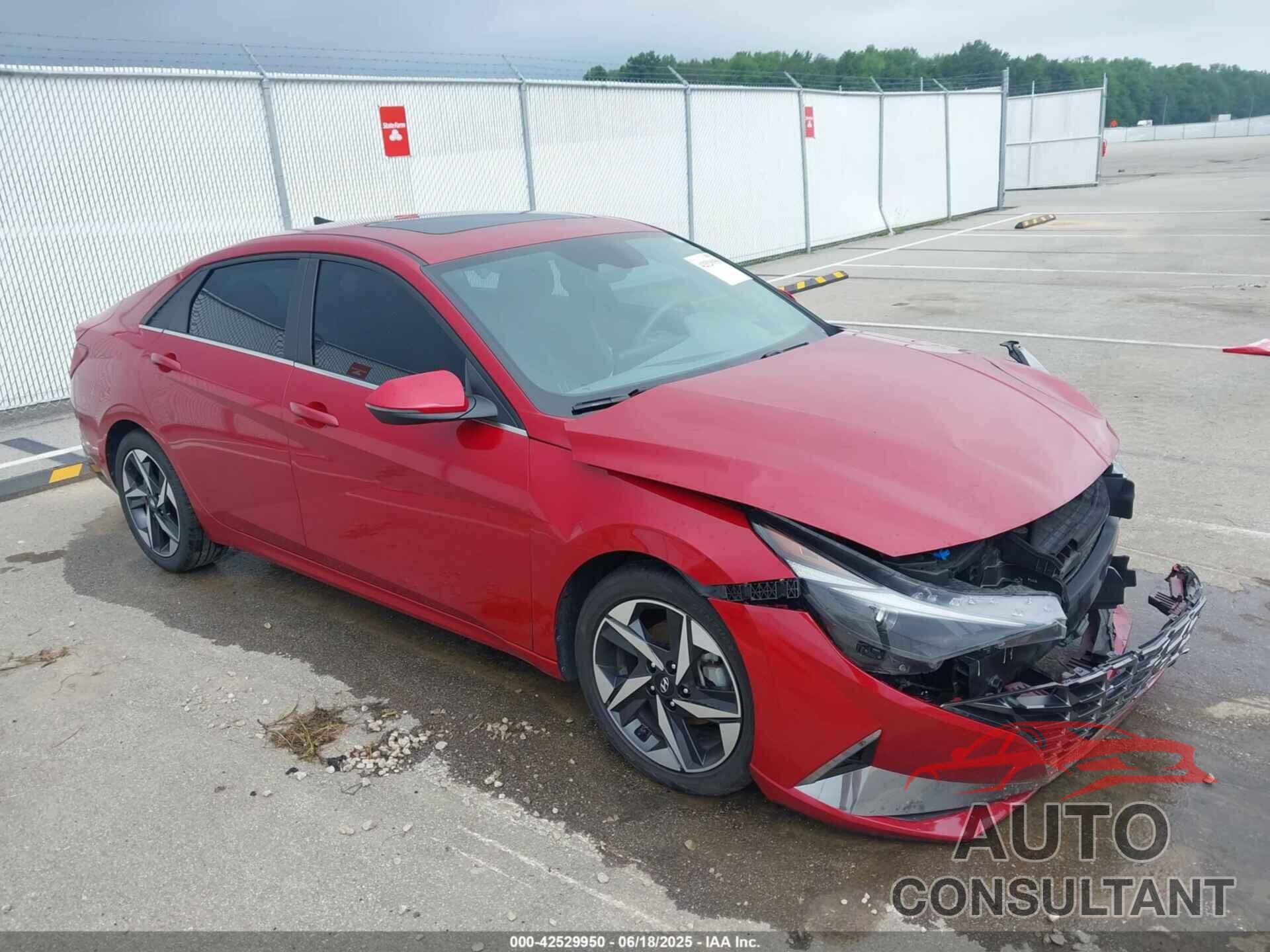 HYUNDAI ELANTRA 2021 - KMHLN4AG5MU127208