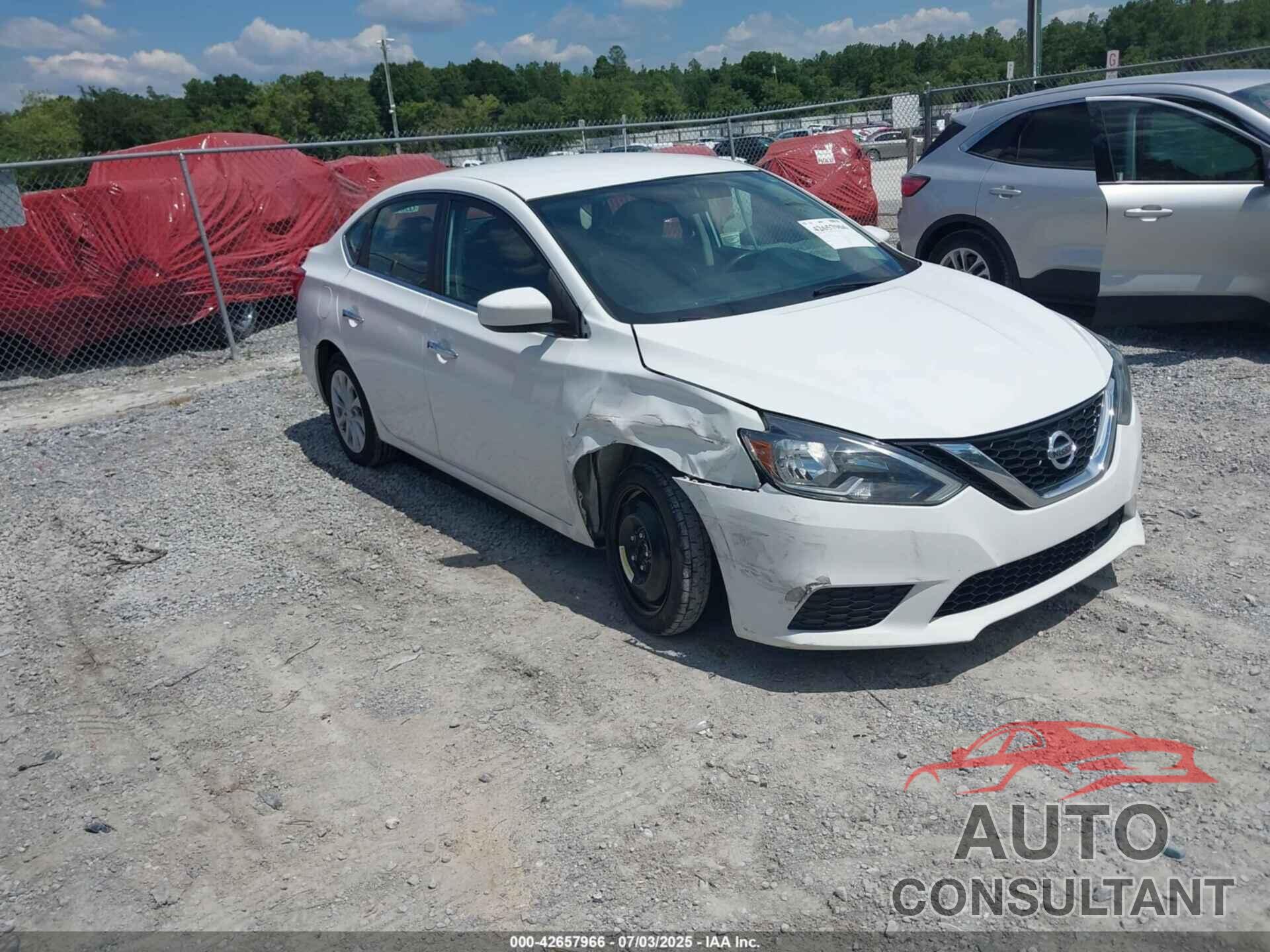 NISSAN SENTRA 2019 - 3N1AB7AP6KY374465