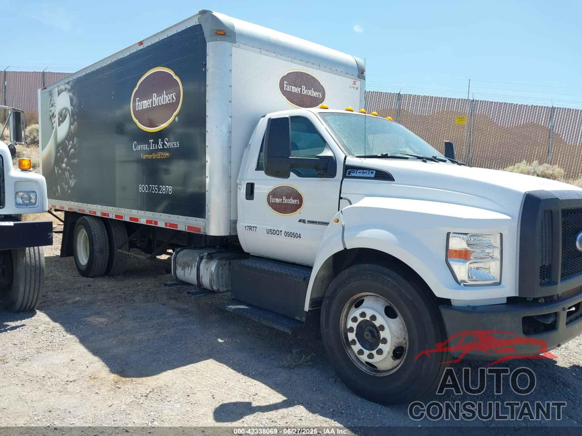 FORD F-650 DIESEL 2017 - 1FDNF6DC2HDB08602