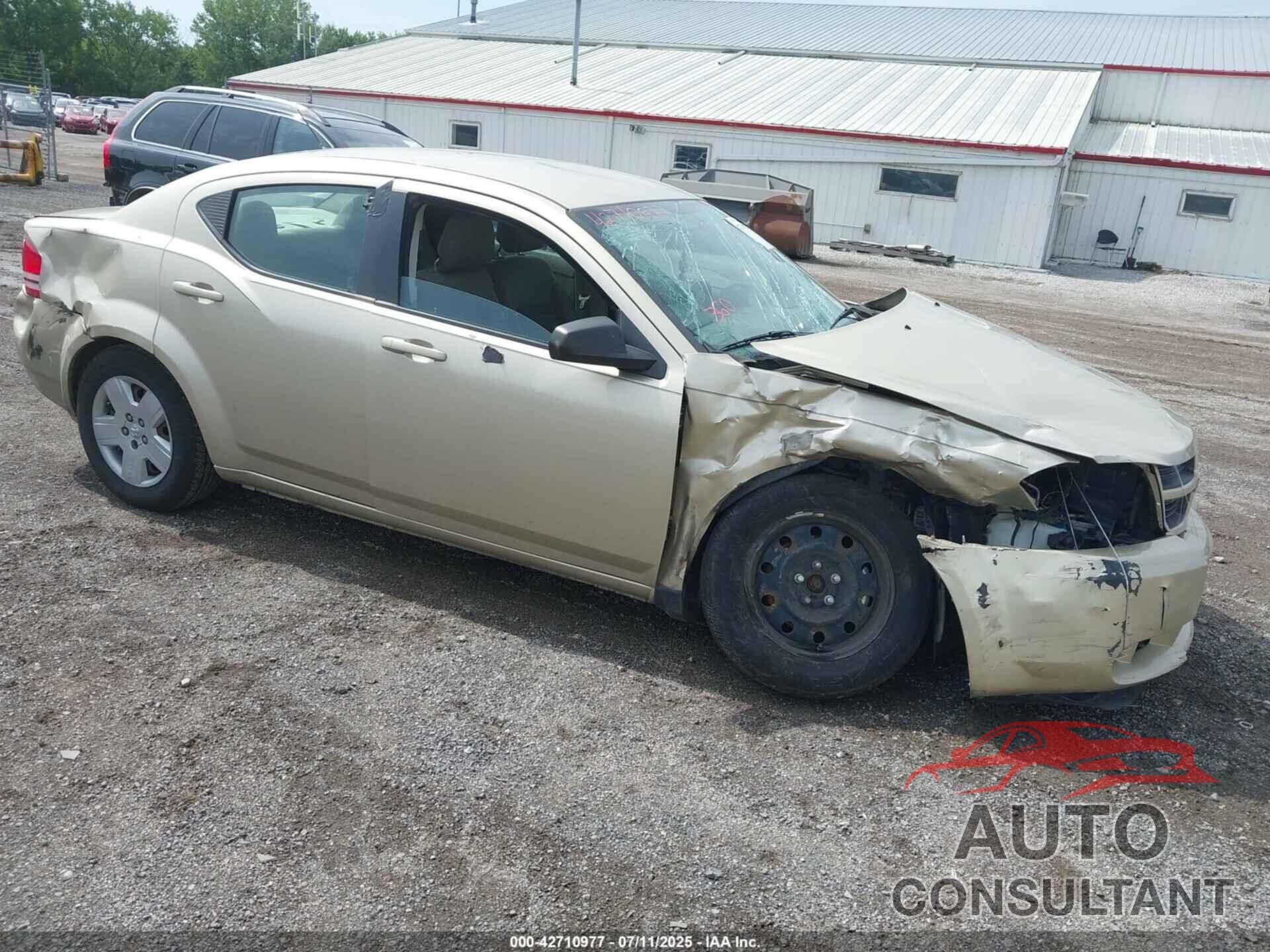 DODGE AVENGER 2010 - 1B3CC4FB3AN117825