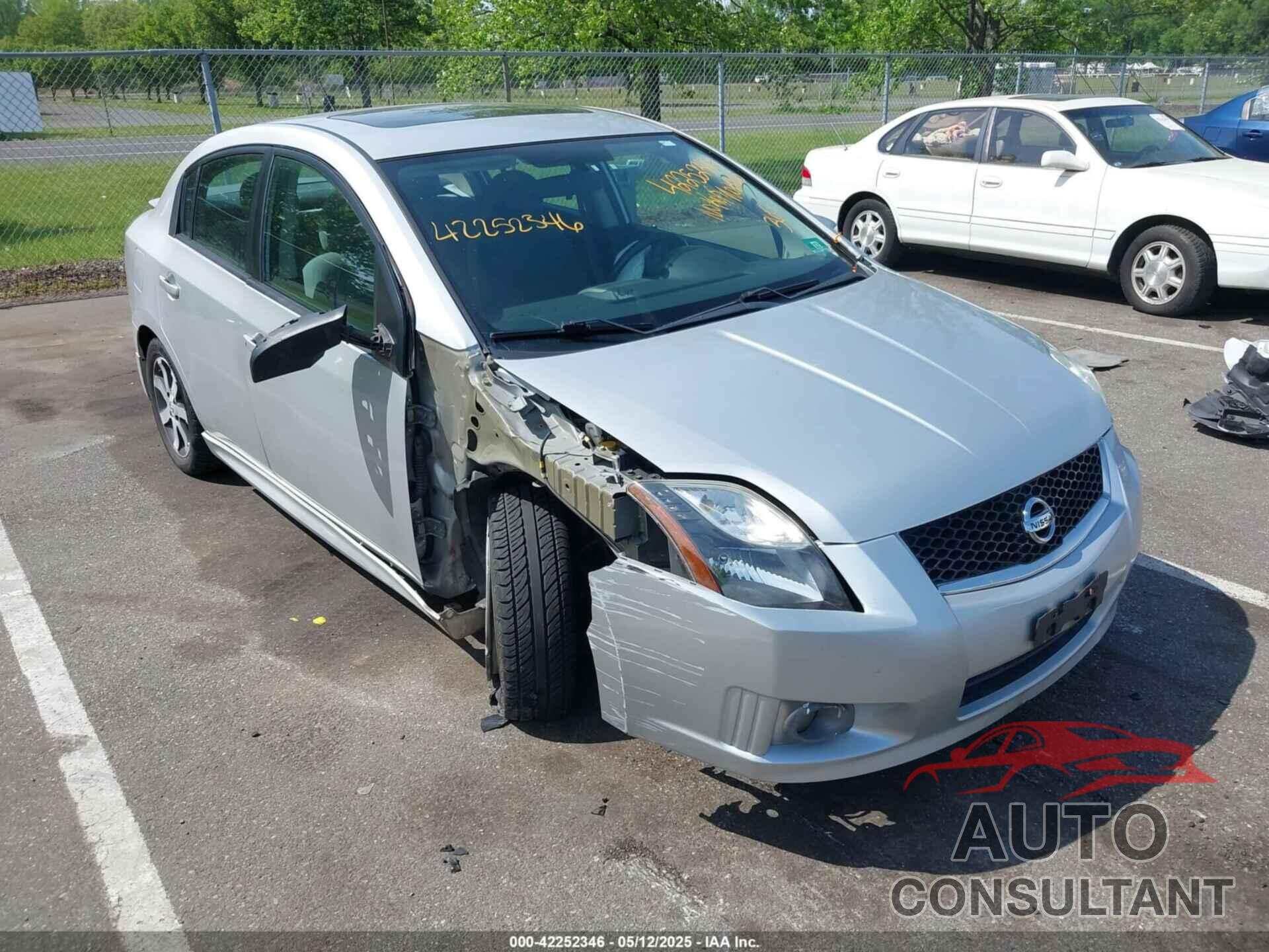 NISSAN SENTRA 2012 - 3N1AB6AP5CL763977