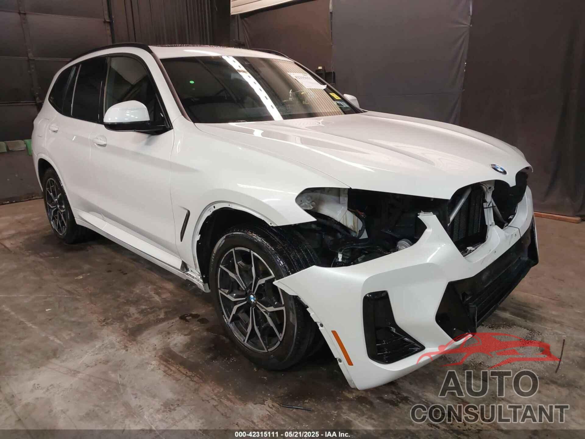 BMW X3 2022 - 5UX53DP00N9M86496