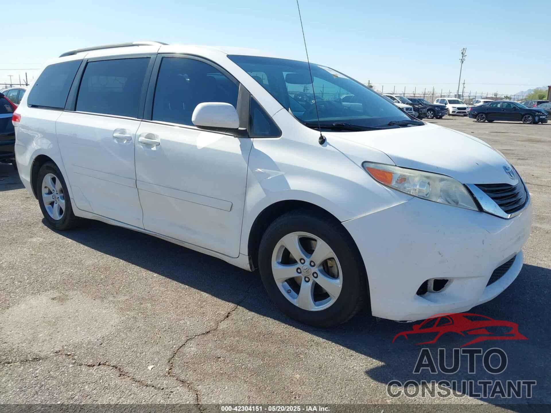 TOYOTA SIENNA 2012 - 5TDKK3DCXCS214486